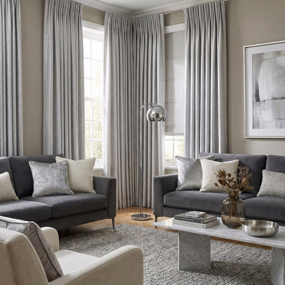 Ayo Wood Grain Textured 100% Blackout Curtains