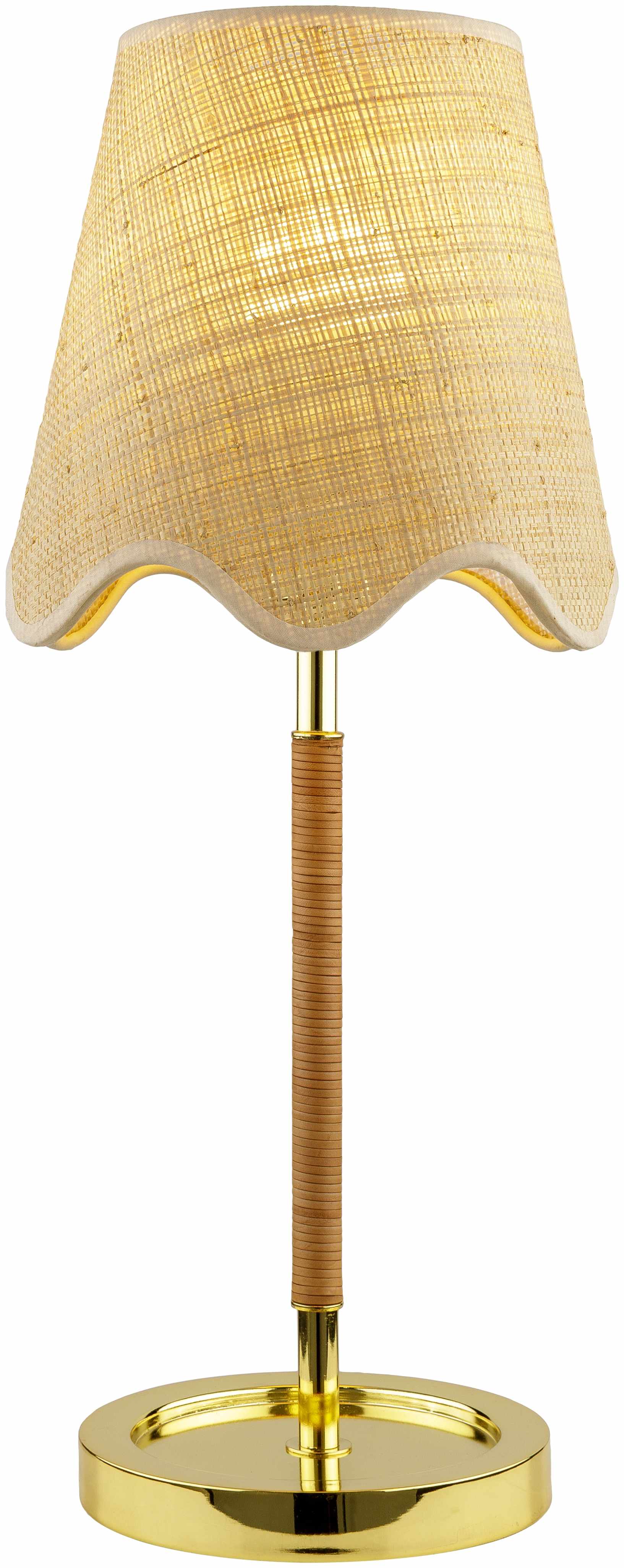 Becedillas Jute & Brass Table Lamp-5