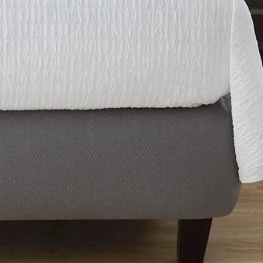 BKF Collection Knitted Box Spring Covers 2 PK - PRHOMZ