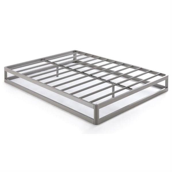 Full size Heavy Duty Modern Low Profile Metal Platform Bed Frame - PRHOMZ