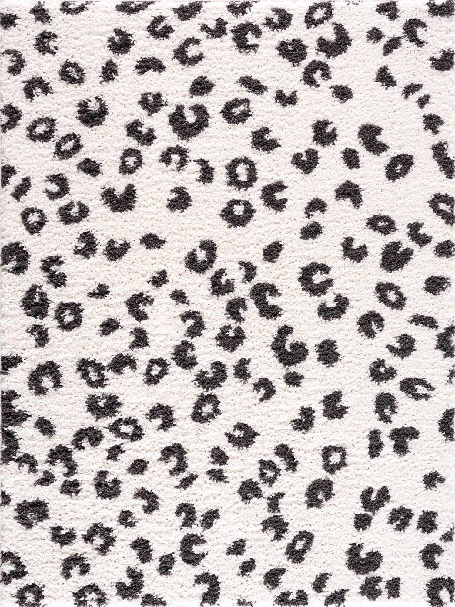 Zhen Black Spots Leopard Rug - Clearance - PRHOMZ