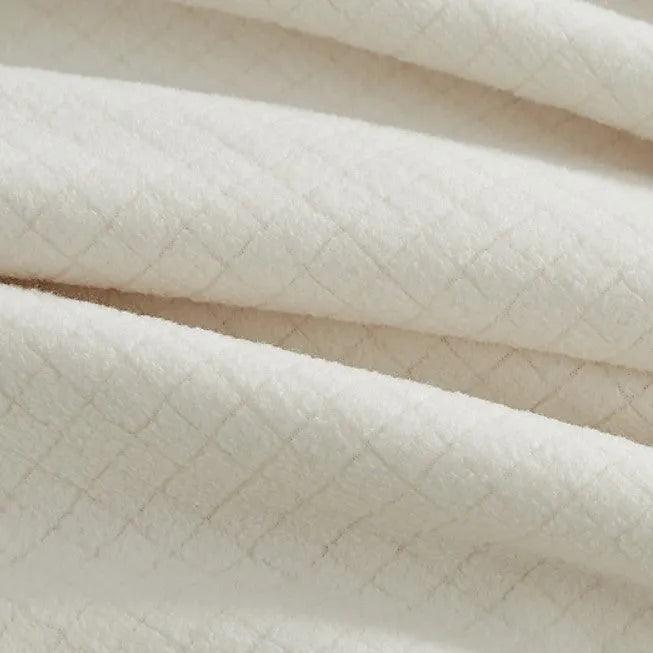 BPS Collection Grid Pattern Fleece Blankets 2 PK - PRHOMZ