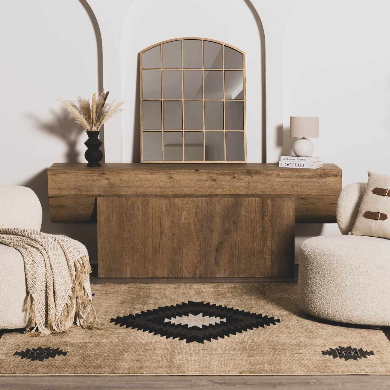 Brennberg White Table Lamp-1