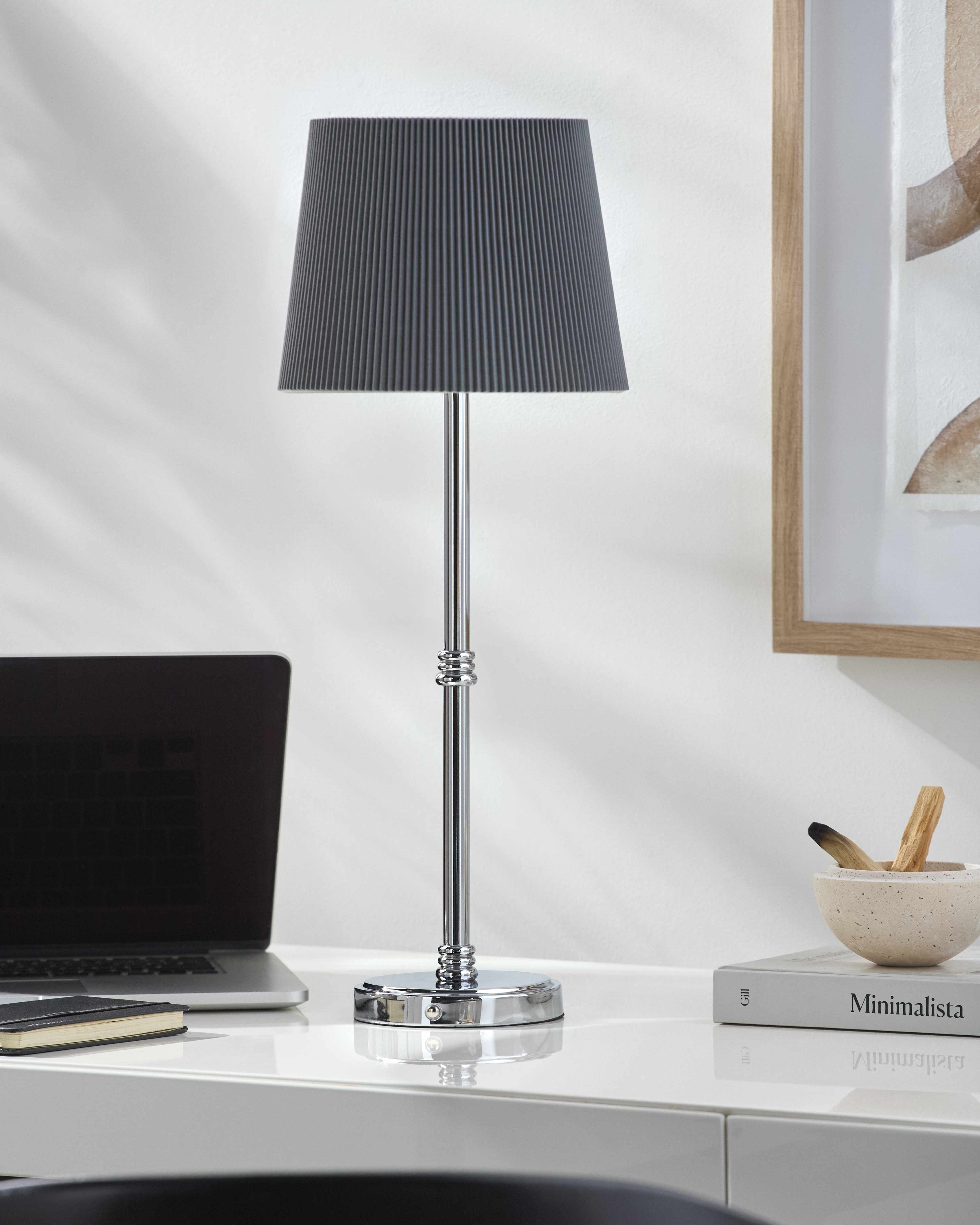 Baijiantan Metallic - Nickel Table Lamp-2