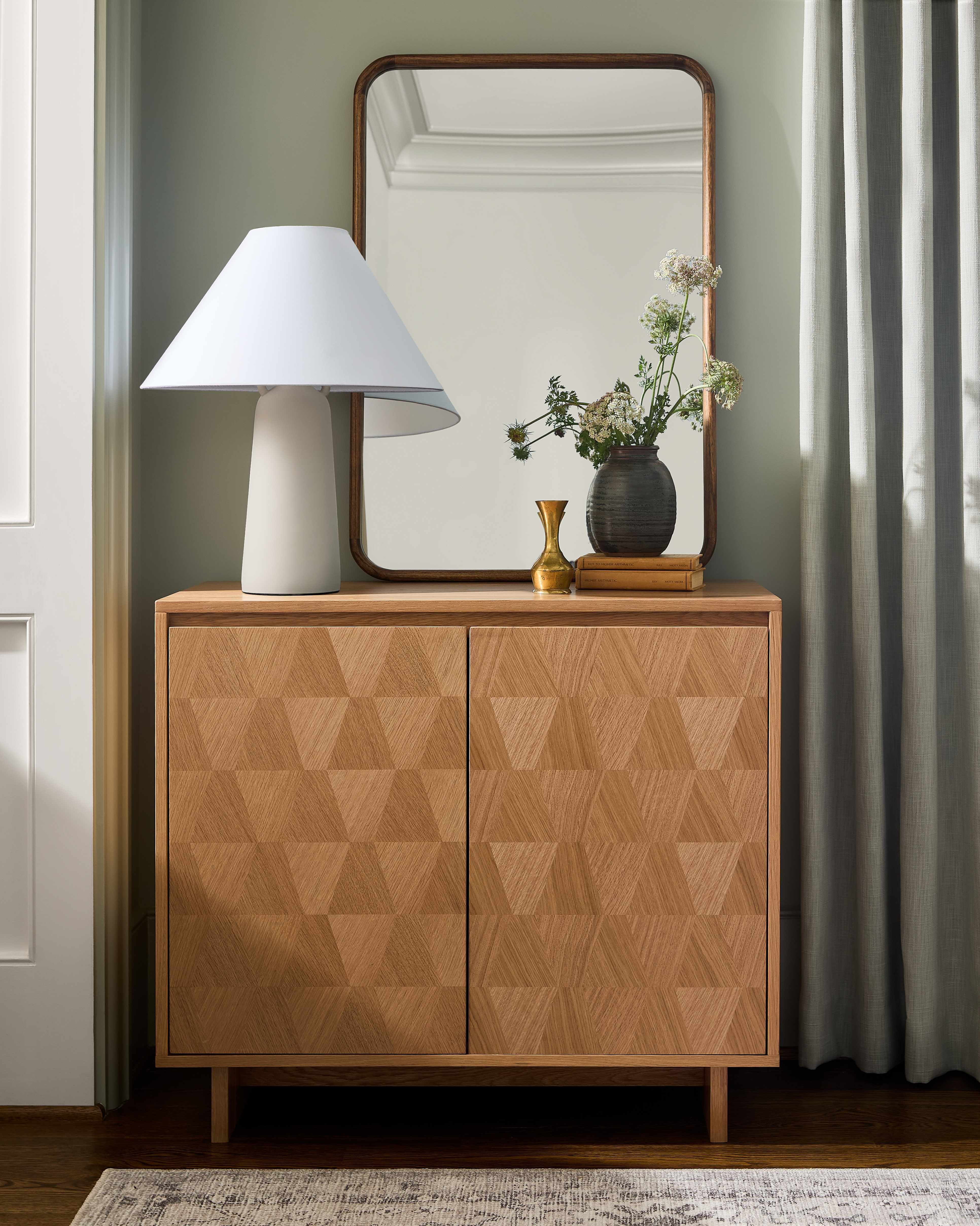 Borgarello Dark Red Cabinet-0