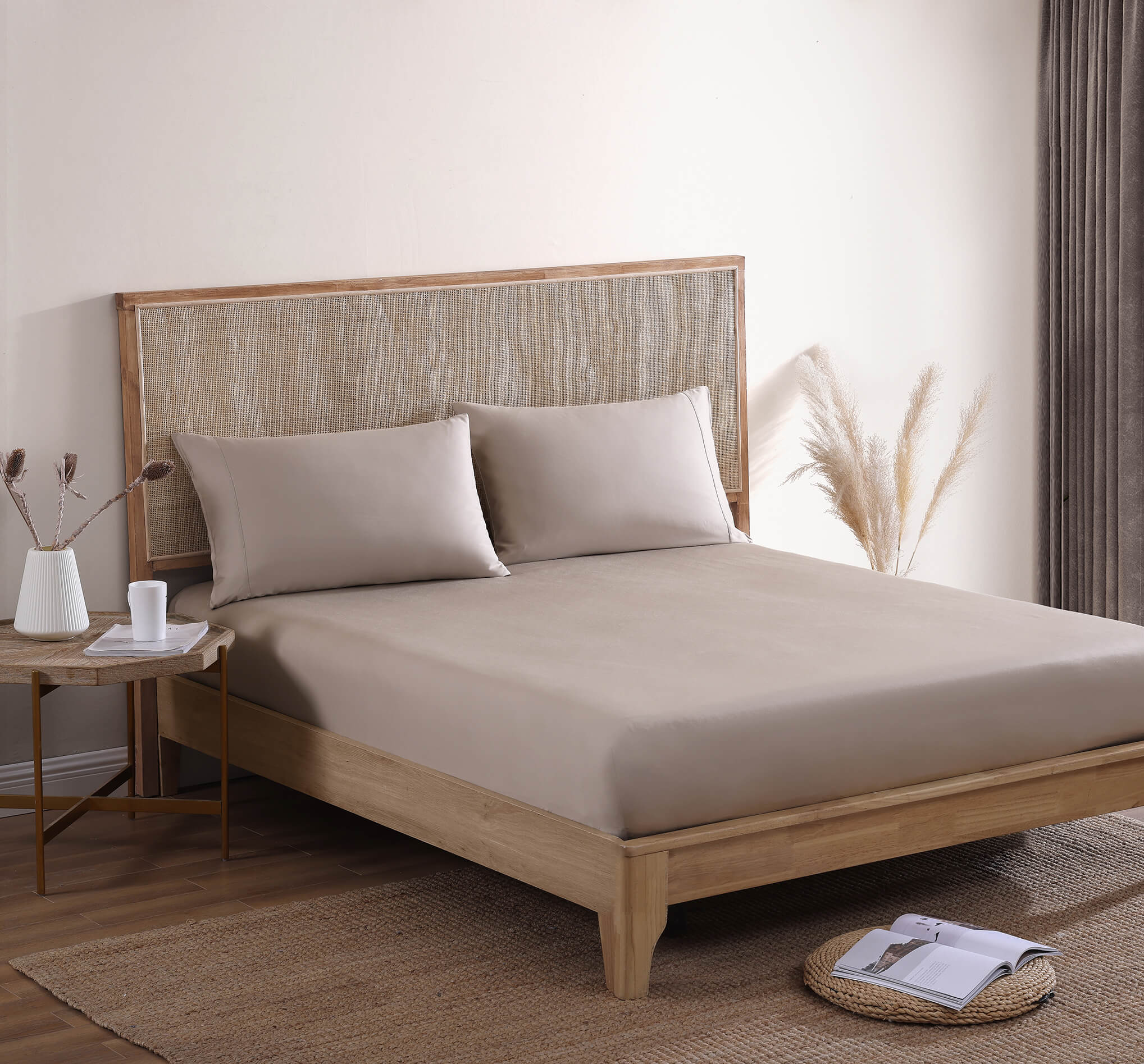 Premium Bamboo Viscose Fitted Sheet Set
