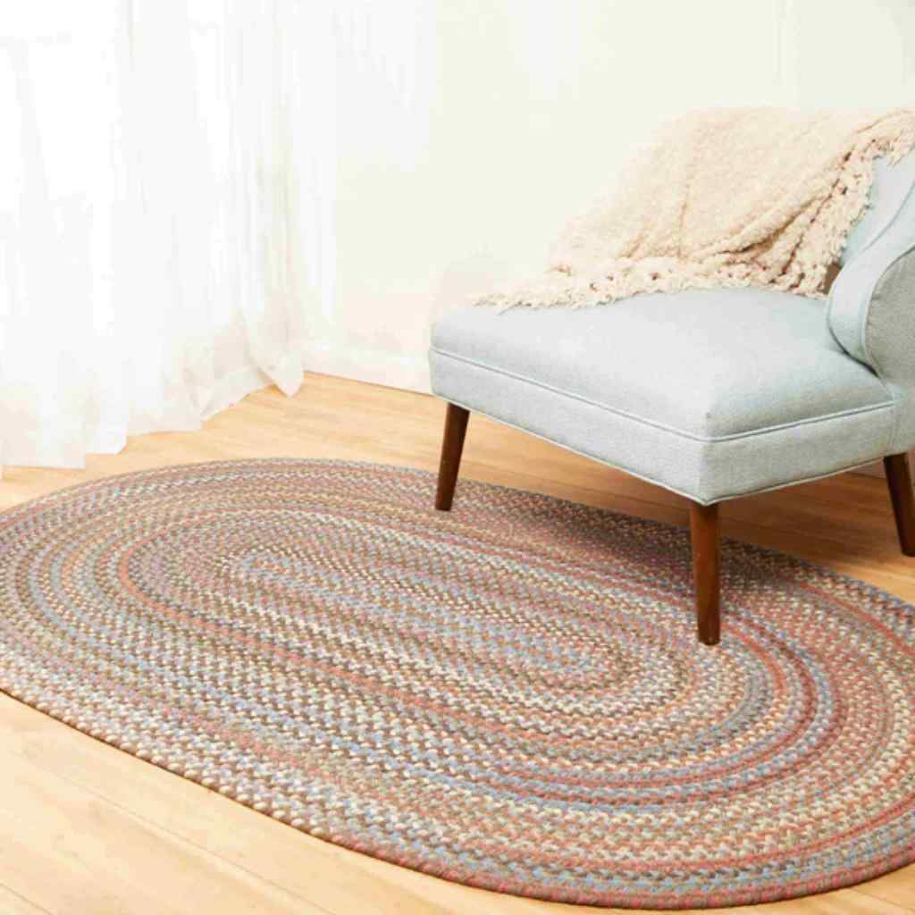 Bar Harbor Braided Oval Reversible Area Rugs