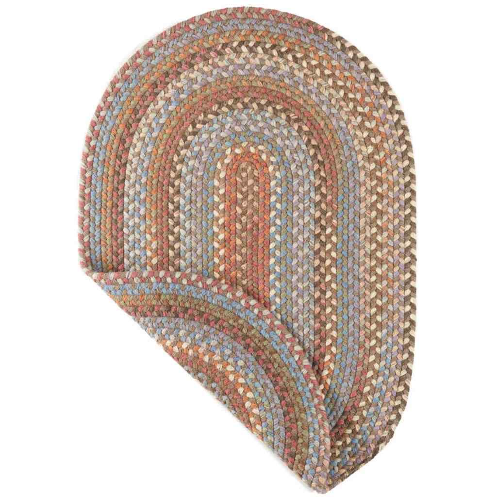 Bar Harbor Braided Oval Reversible Area Rugs
