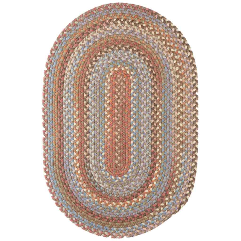 Bar Harbor Braided Oval Reversible Area Rugs