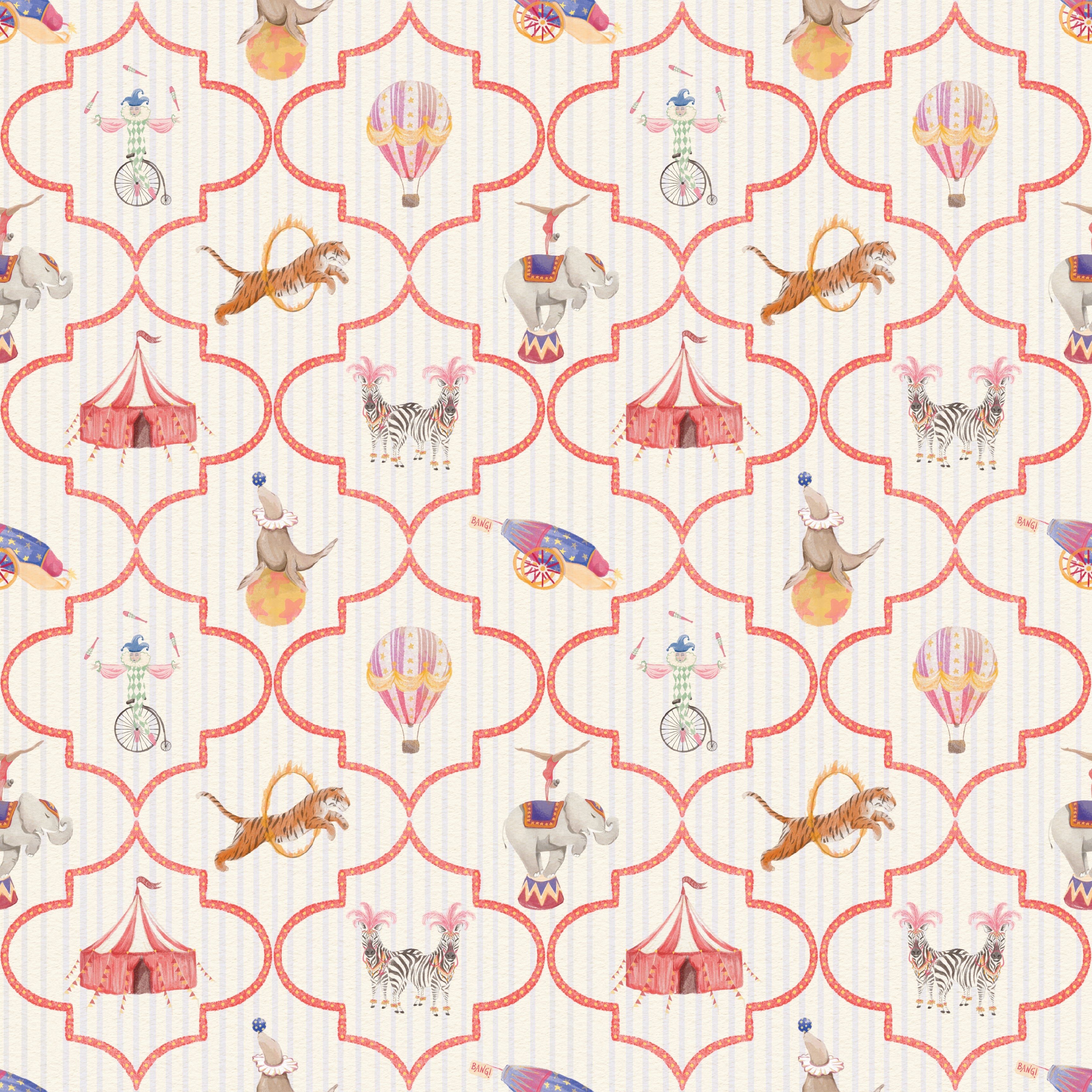 Barnum Wallpaper by Yorkville Studio