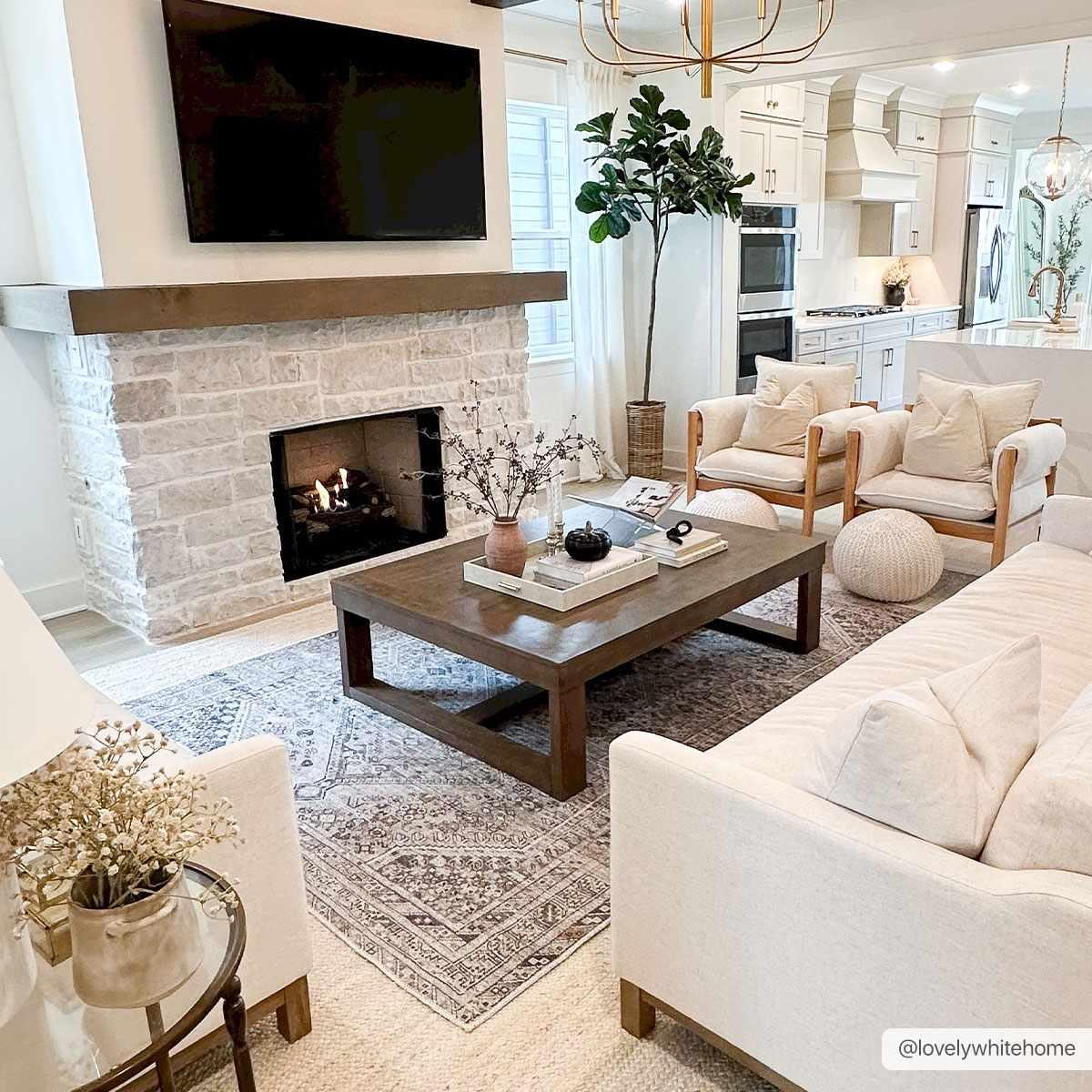 Barny Beige Washable Area Rug – Practical & Stylish Flooring - PRHOMZ