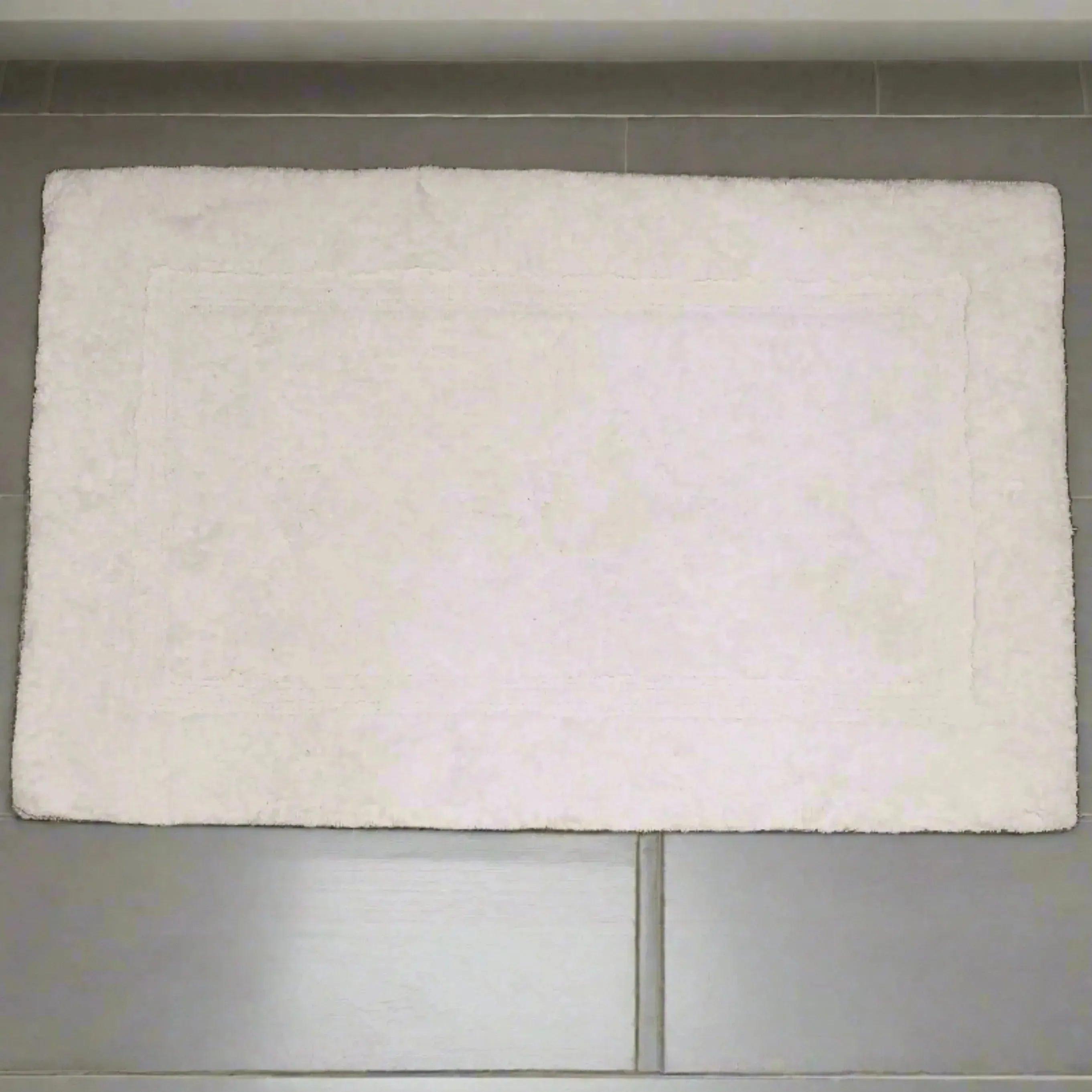 100% Cotton Tufted Bath Rugs 2 PK - PRHOMZ