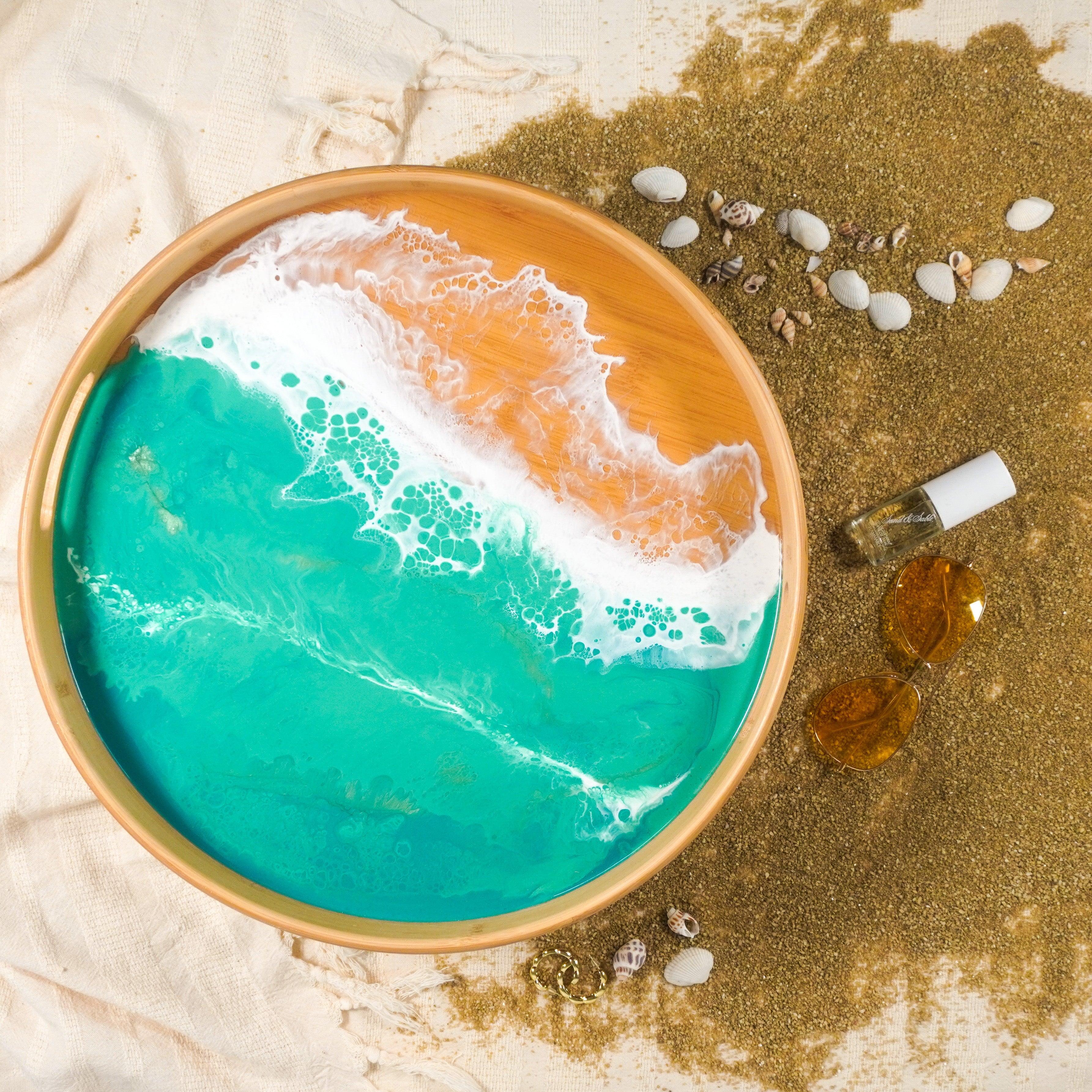 Bamboo Round Serving Trays - PRHOMZ