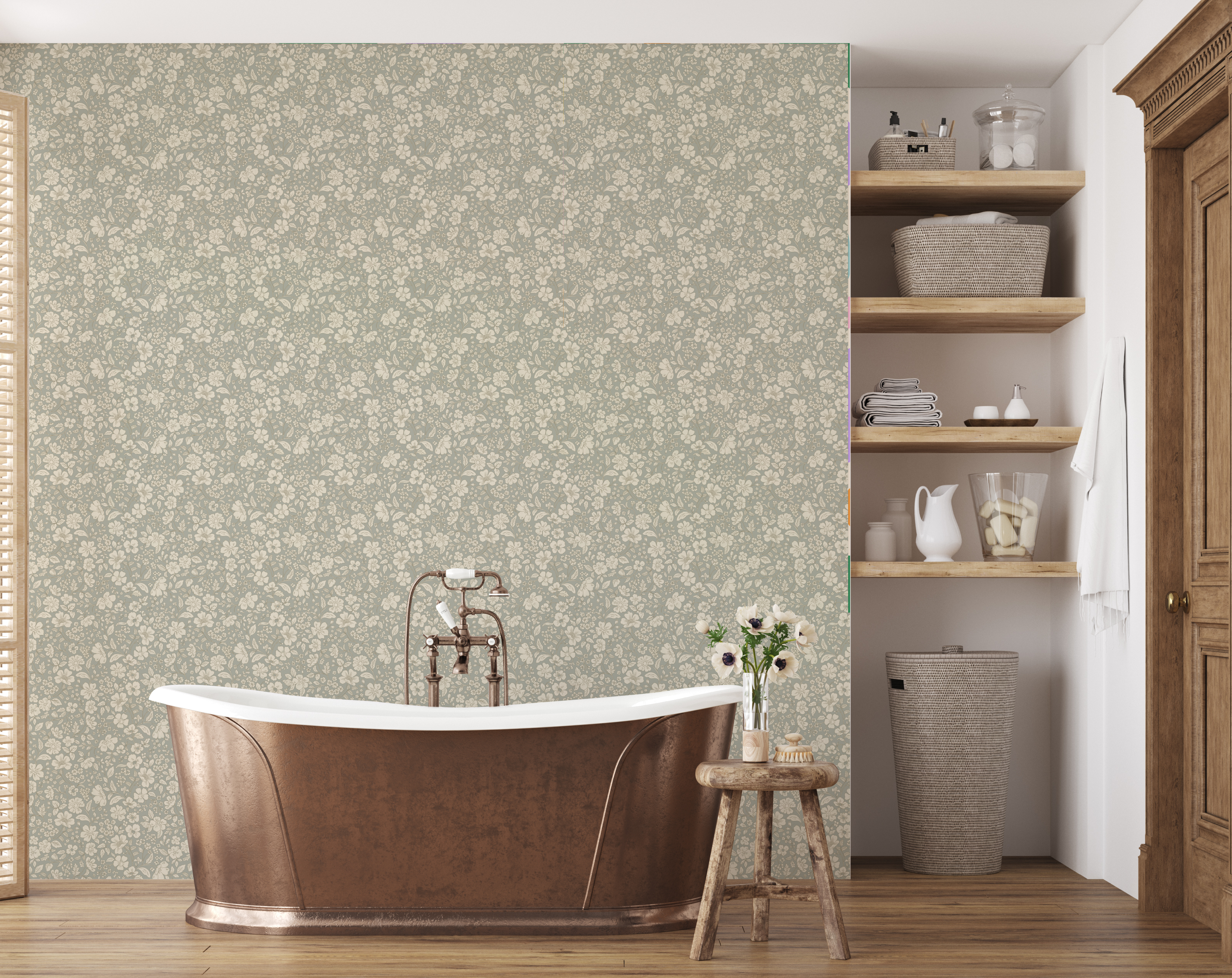 Beatrice Wallpaper by Daphne and Sage