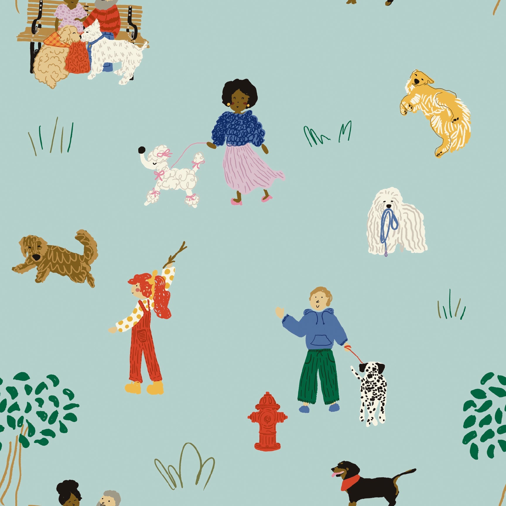 Benjamin Wallpaper by Grumble Co. Designs