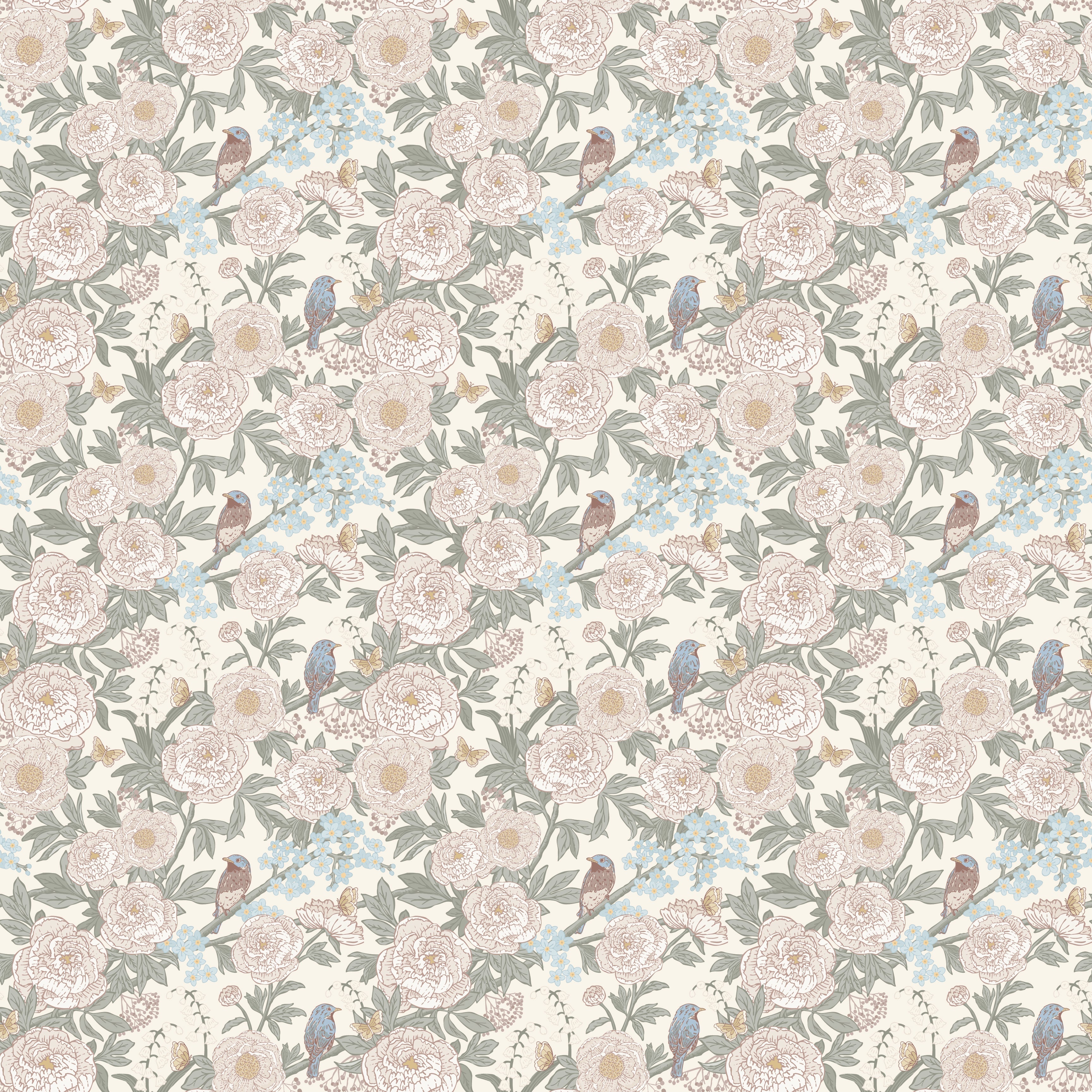 Bertie Wallpaper by Katie Lyn Designs