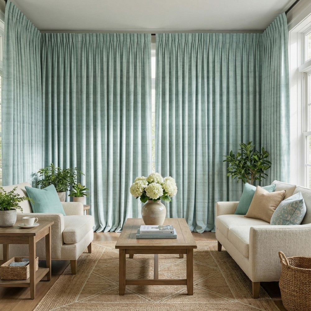 Betty Wood Grain Striped Curtains