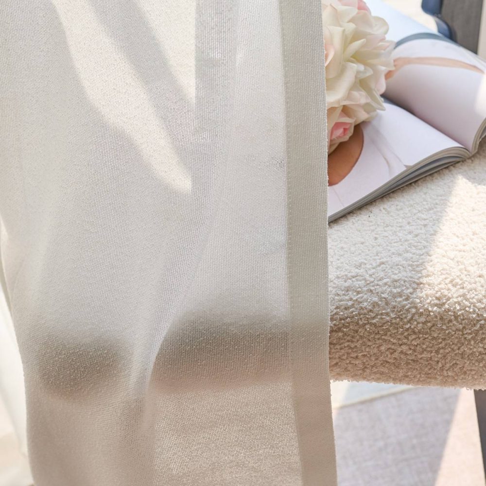 Bianca Soft Wool Custom Sheer Curtains