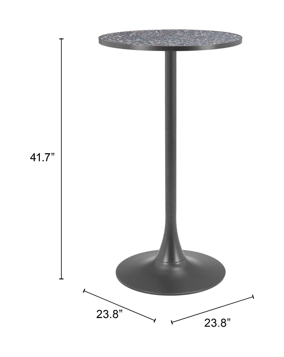 Bite Steel base Round Bar Table