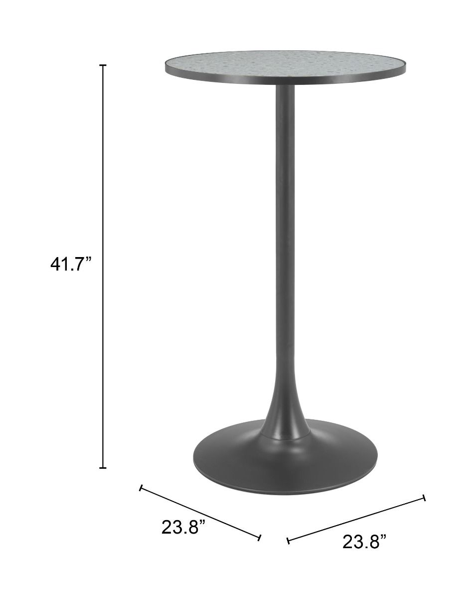 Bite Steel base Round Bar Table