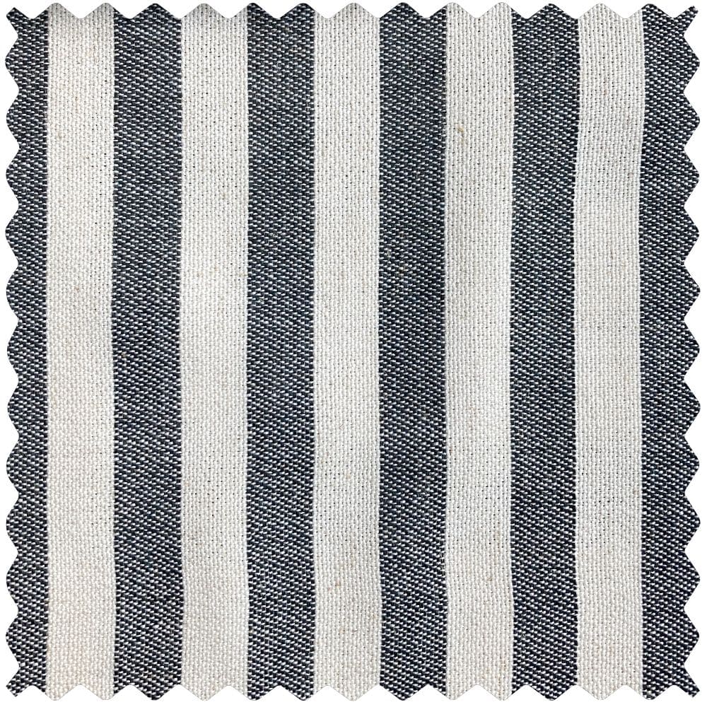 Blake Striped Linen Roman Shade