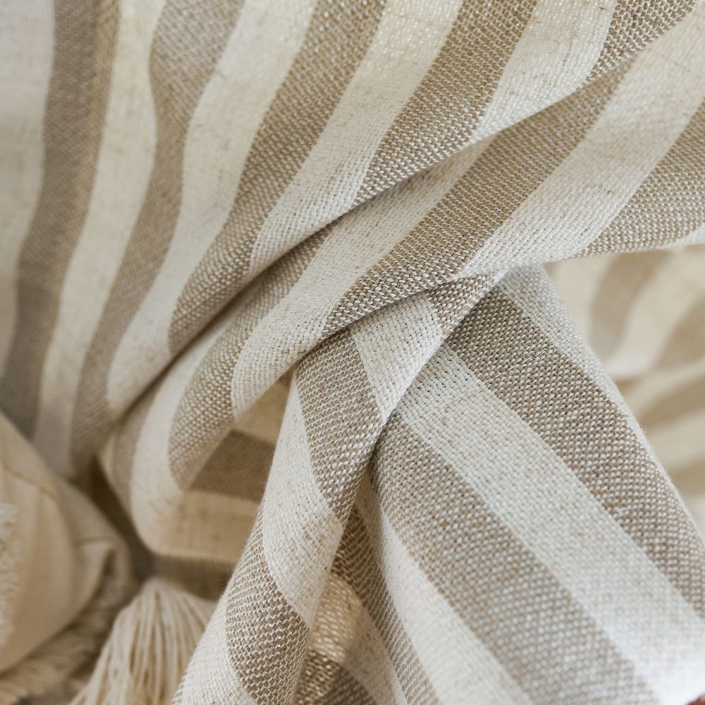 Blake Scandinavian Vertical Stripe Linen Curtains
