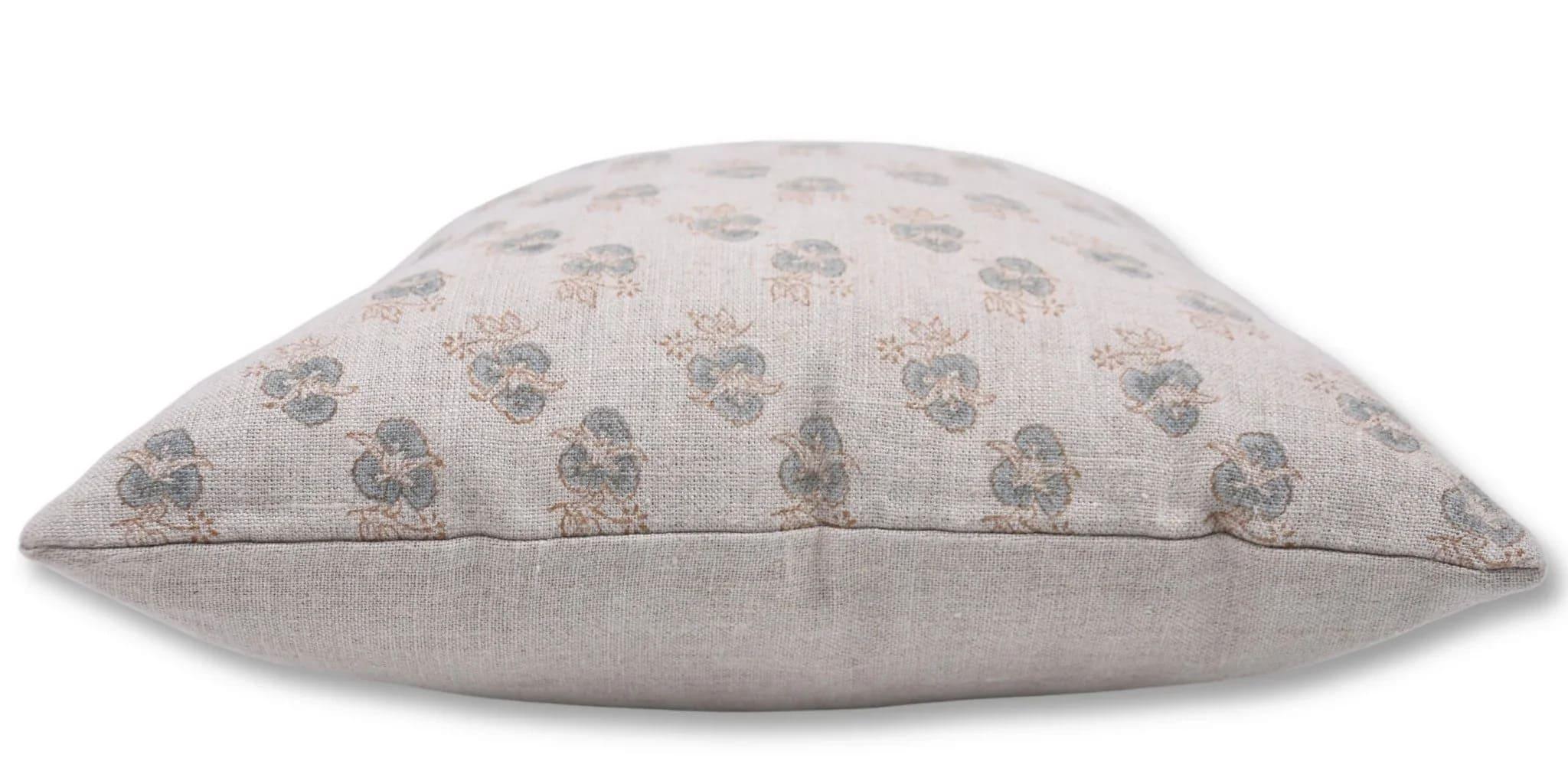 Linen Handcrafted Throw Cover - Chitranjan