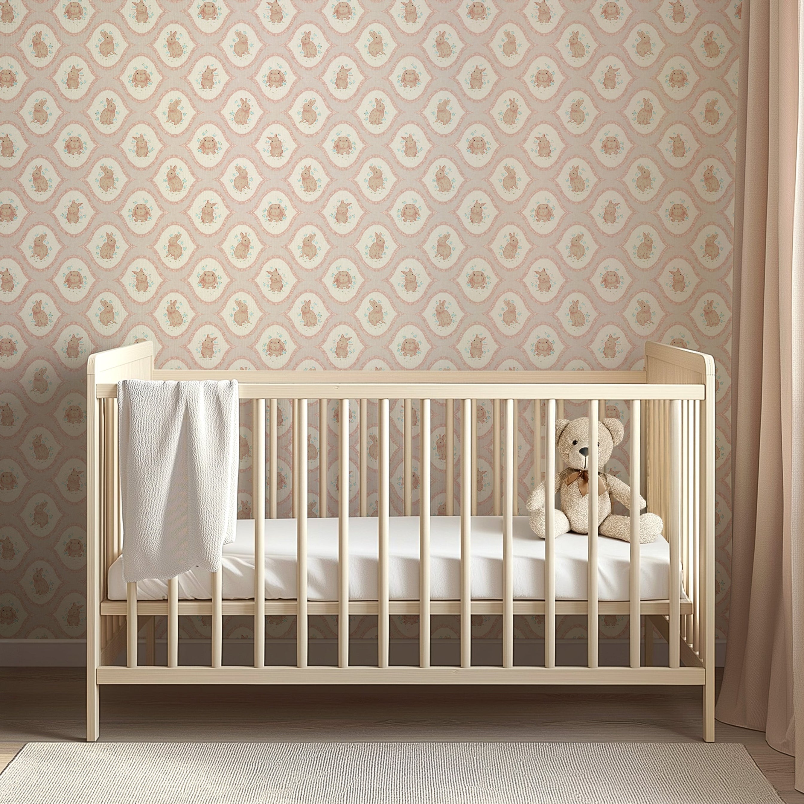 Poppie Wallpaper by Niranjana Mani Design