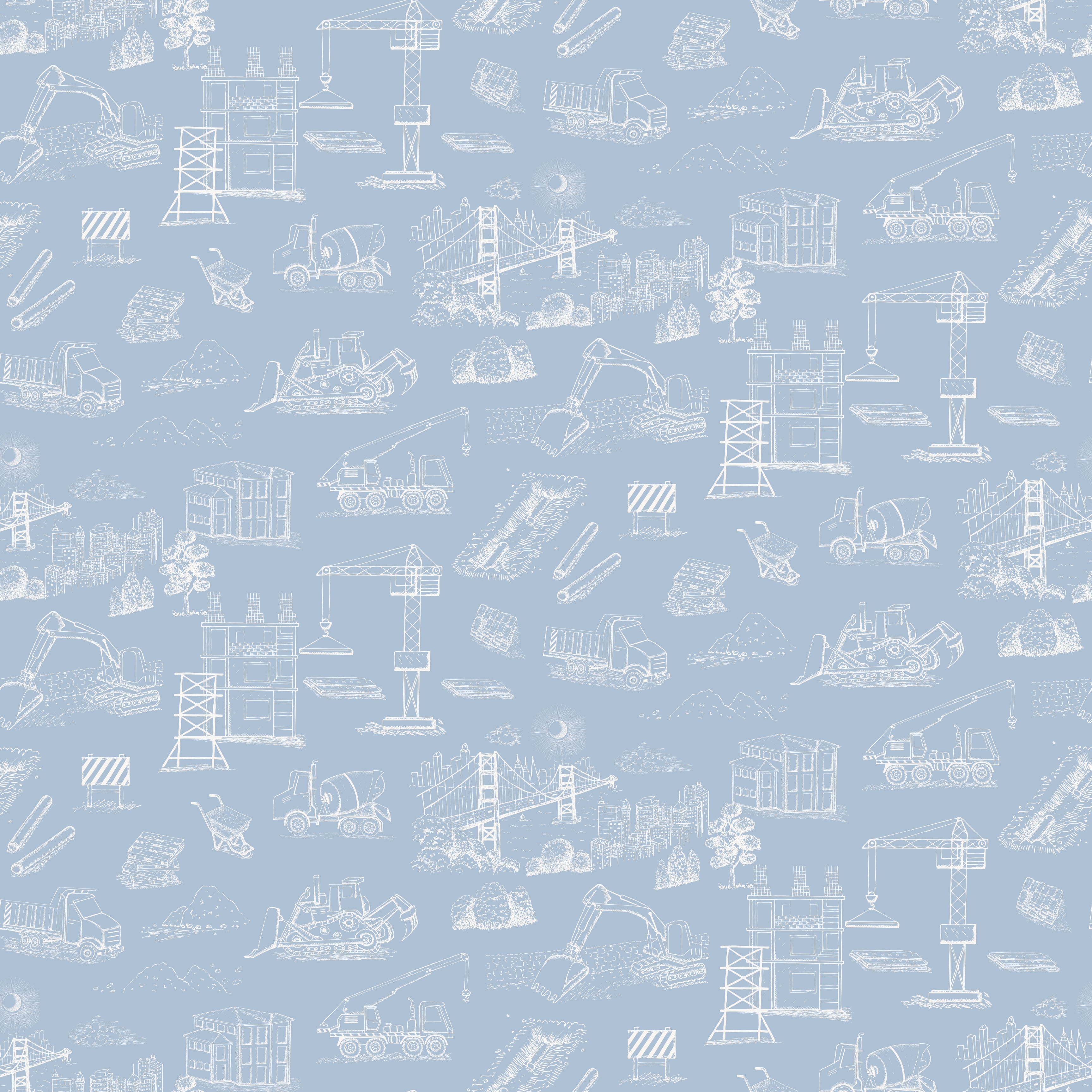 Boston Wallpaper by The Bright Leaf Design
