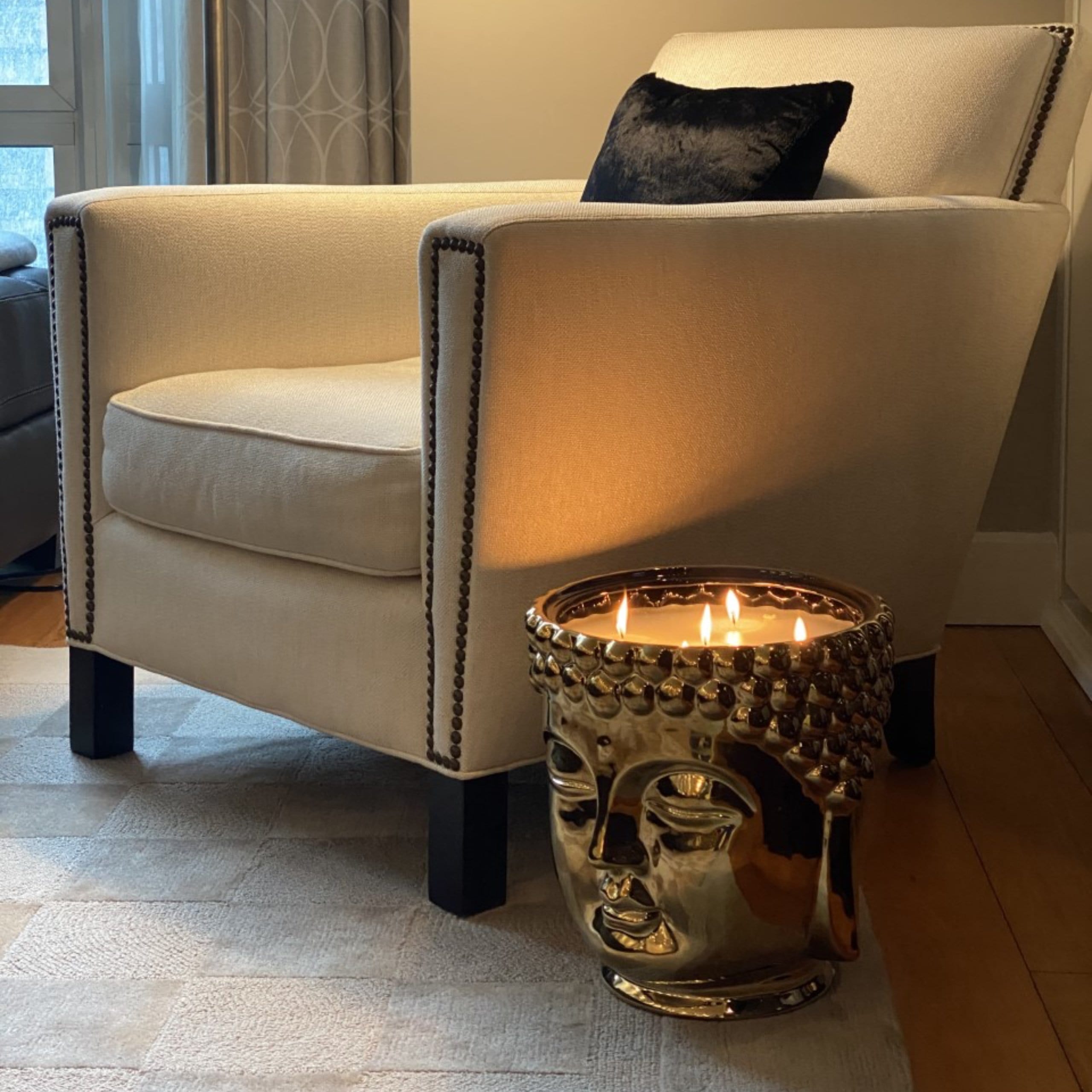 Gold Grande Buddha Candle-0