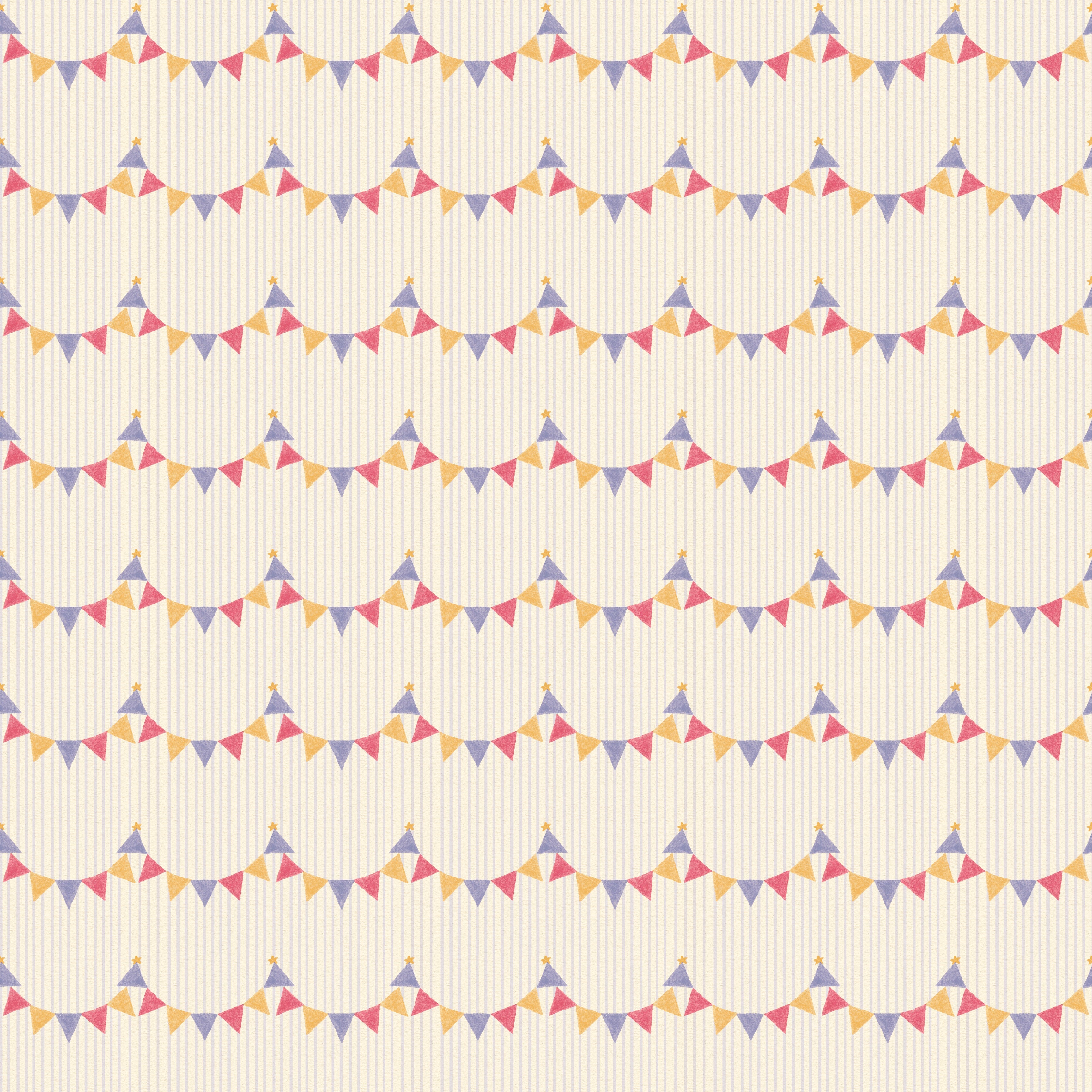 Bunting Wallpaper by Yorkville Studio