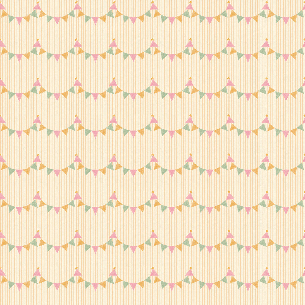 Bunting Wallpaper by Yorkville Studio