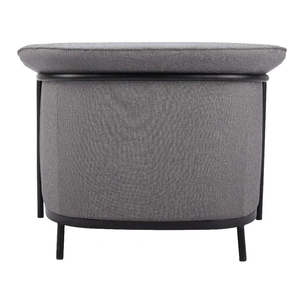 Burry Slate Gray Accent Arm Chair