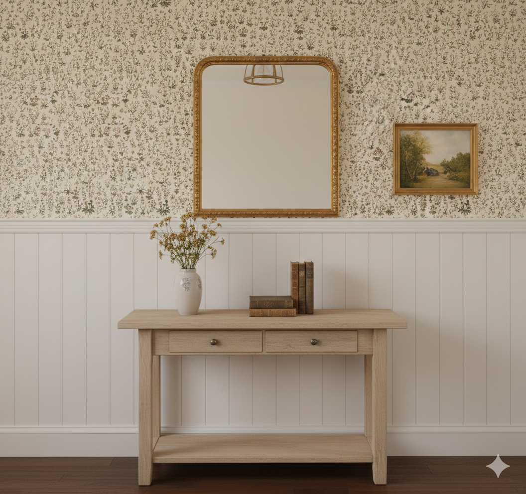 Evelyn Wallpaper by Karin Beatrice Levin