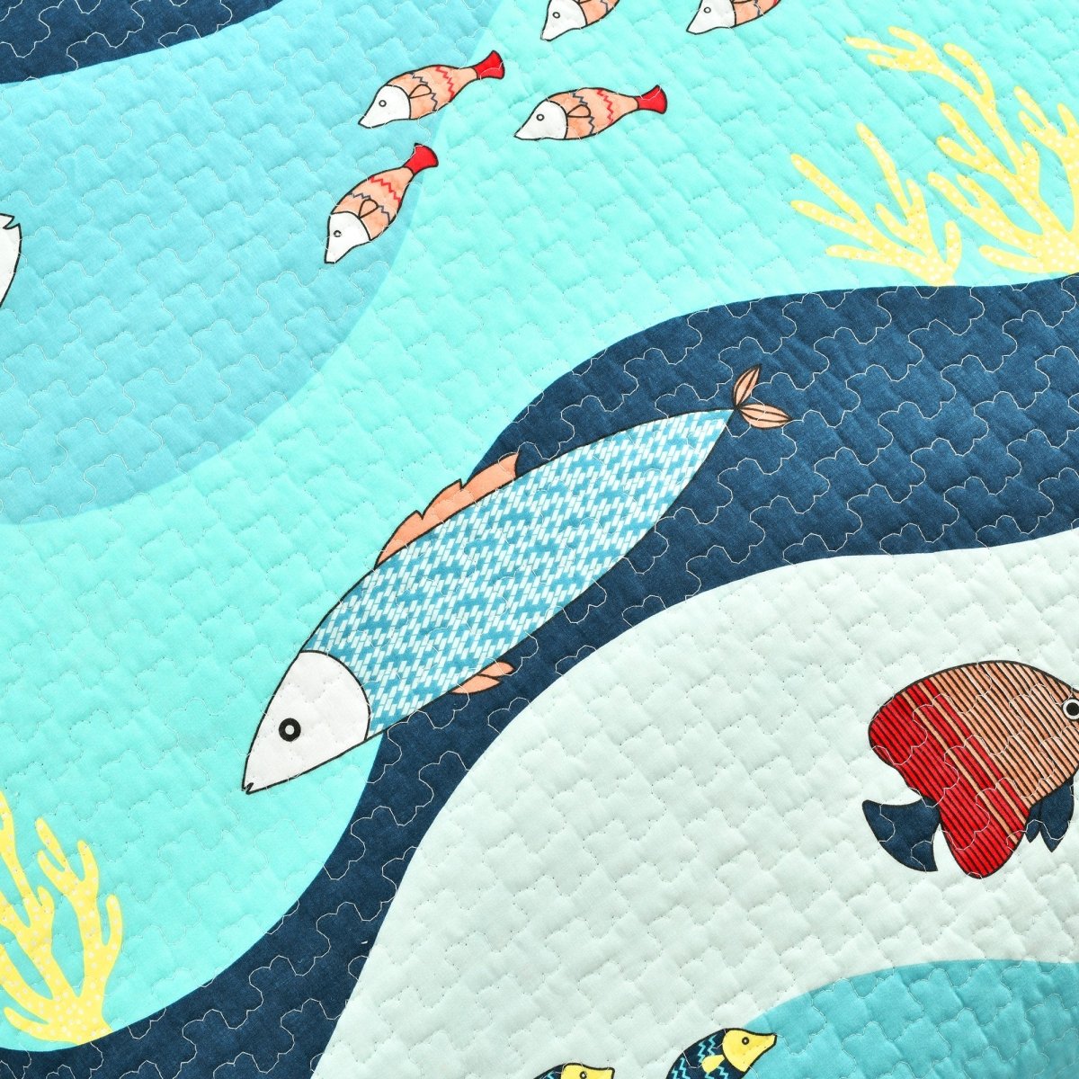 Sea Life Quilt Set