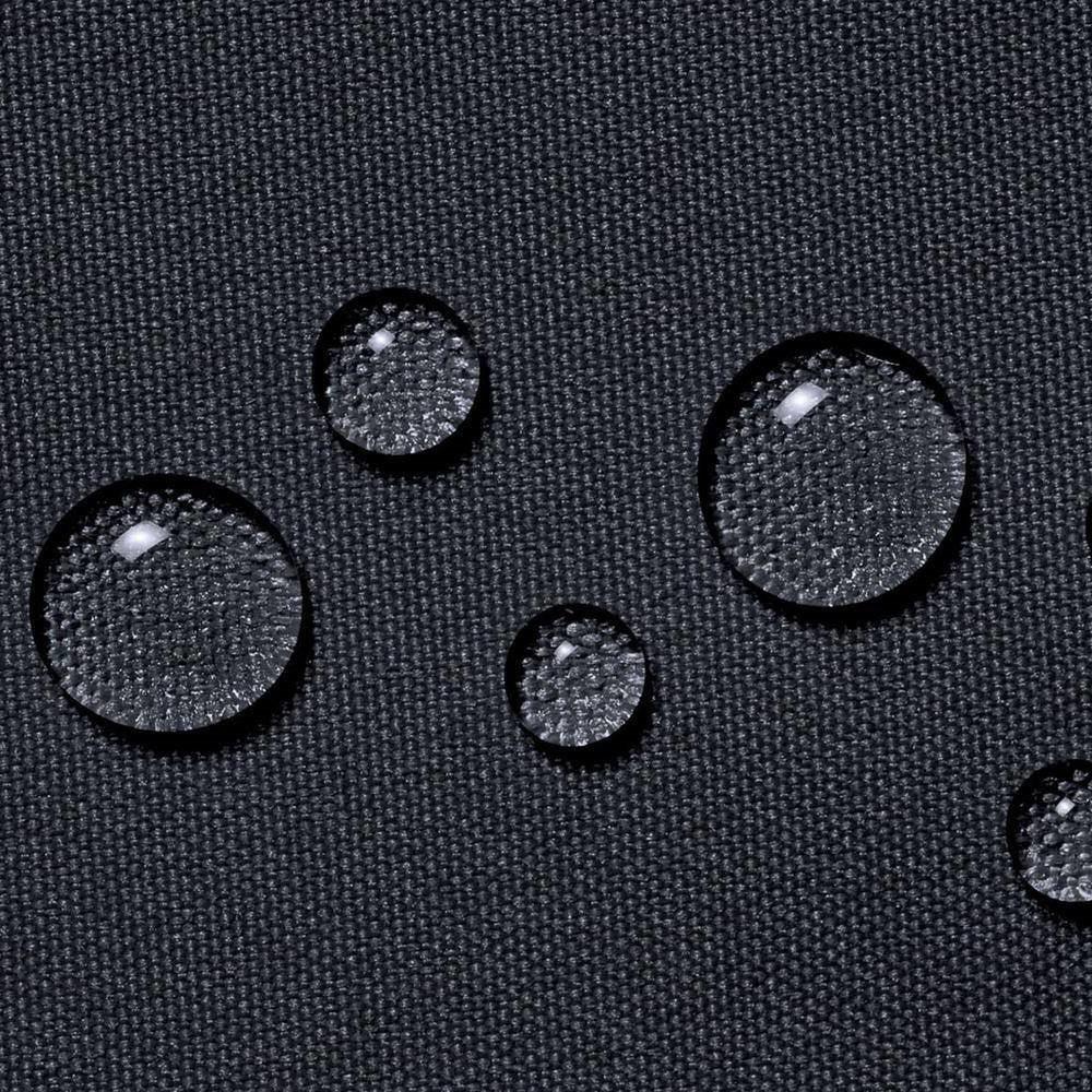 Black Outdoor Firewood Rack Cover - Fits 8-ft. Log Rack - PRHOMZ