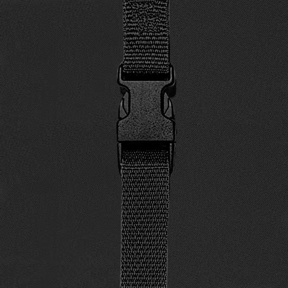 Black Outdoor Firewood Rack Cover - Fits 8-ft. Log Rack - PRHOMZ