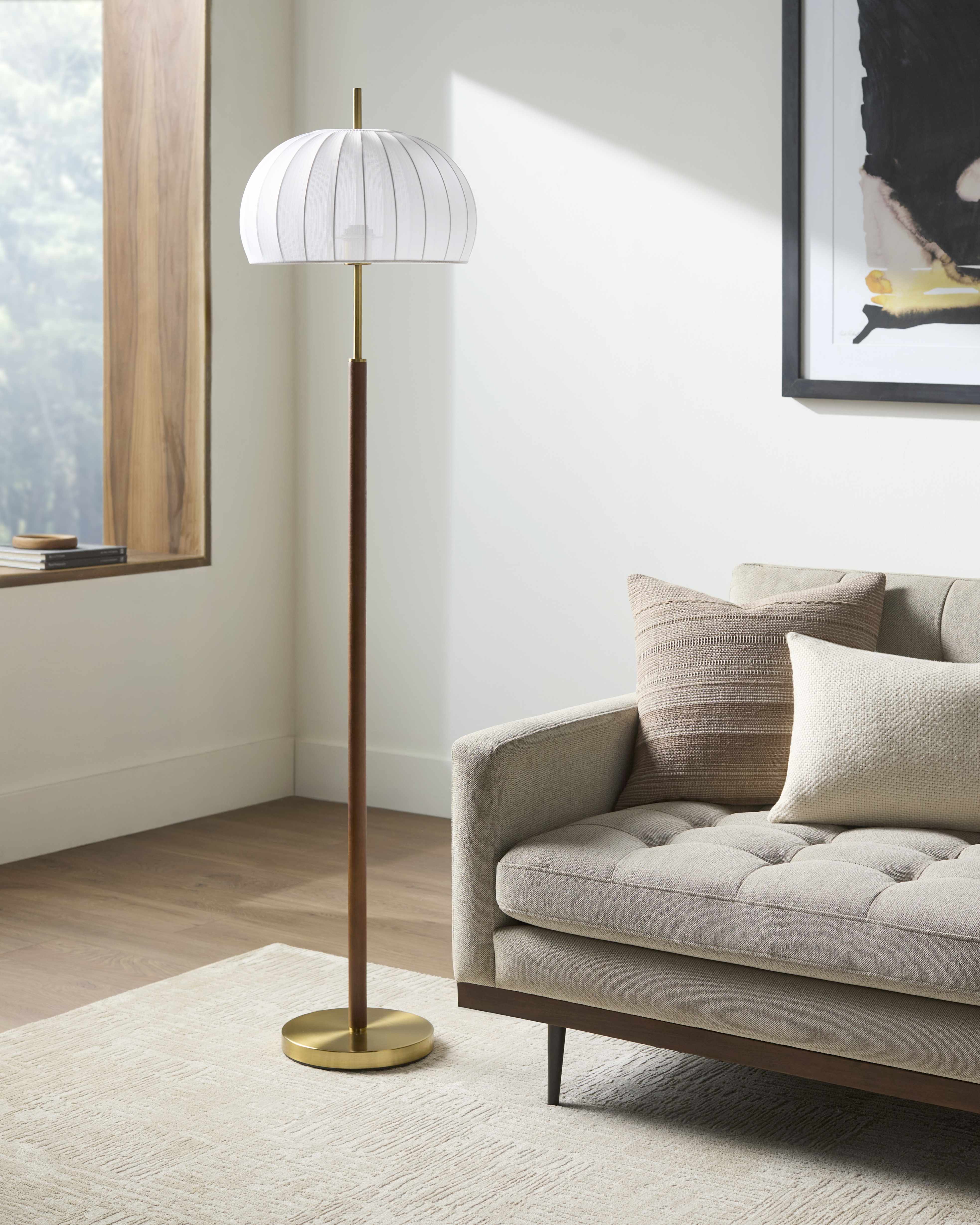 Castellaro Metallic - Brass Floor Lamp-3