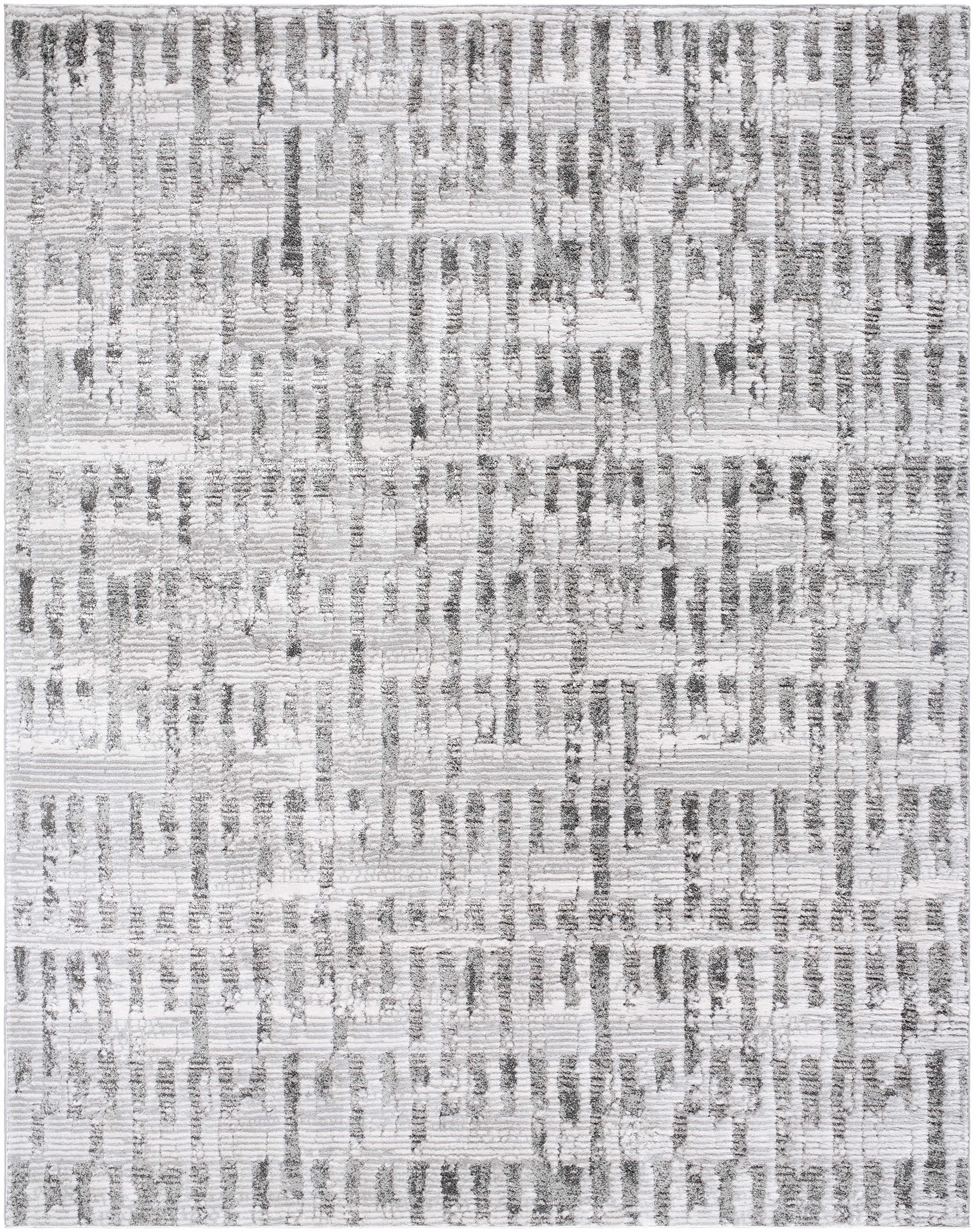 Chelle Gray Shag Area Rug - PRHOMZ