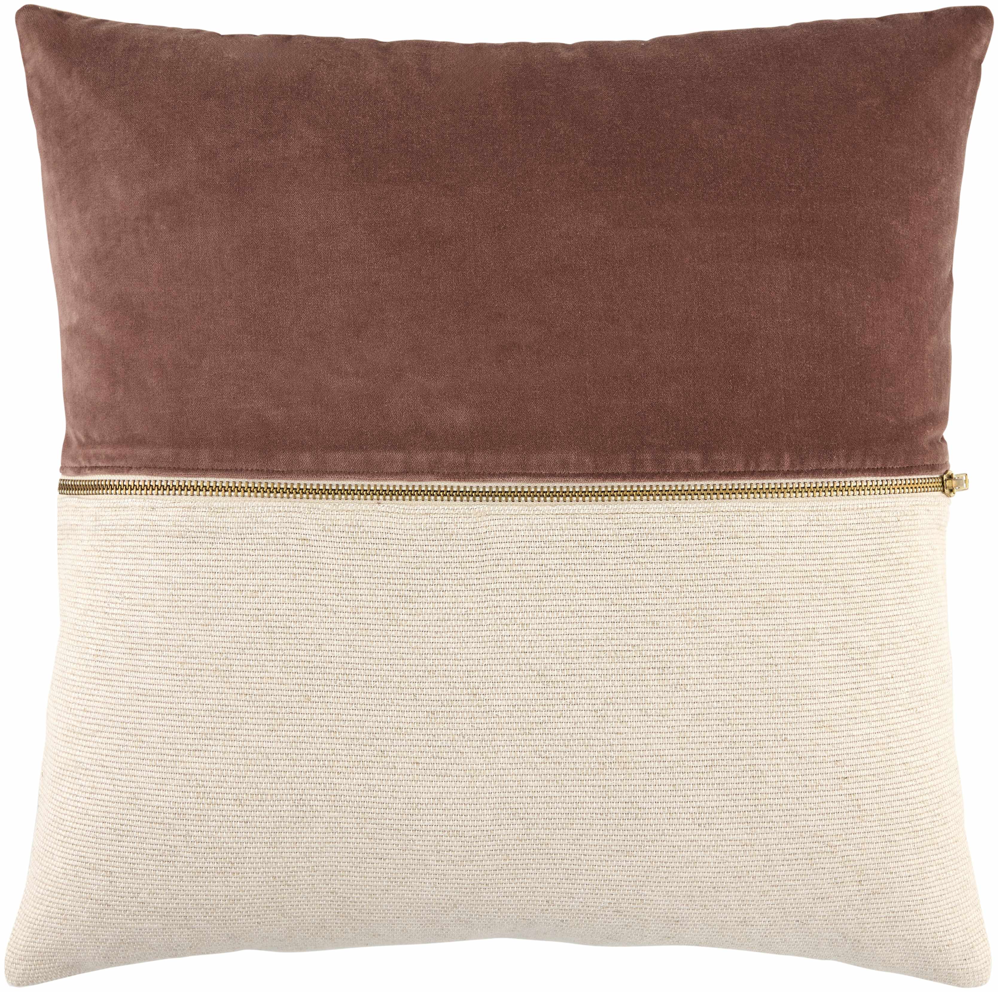 Corine Chestnut Throw Pillow-0