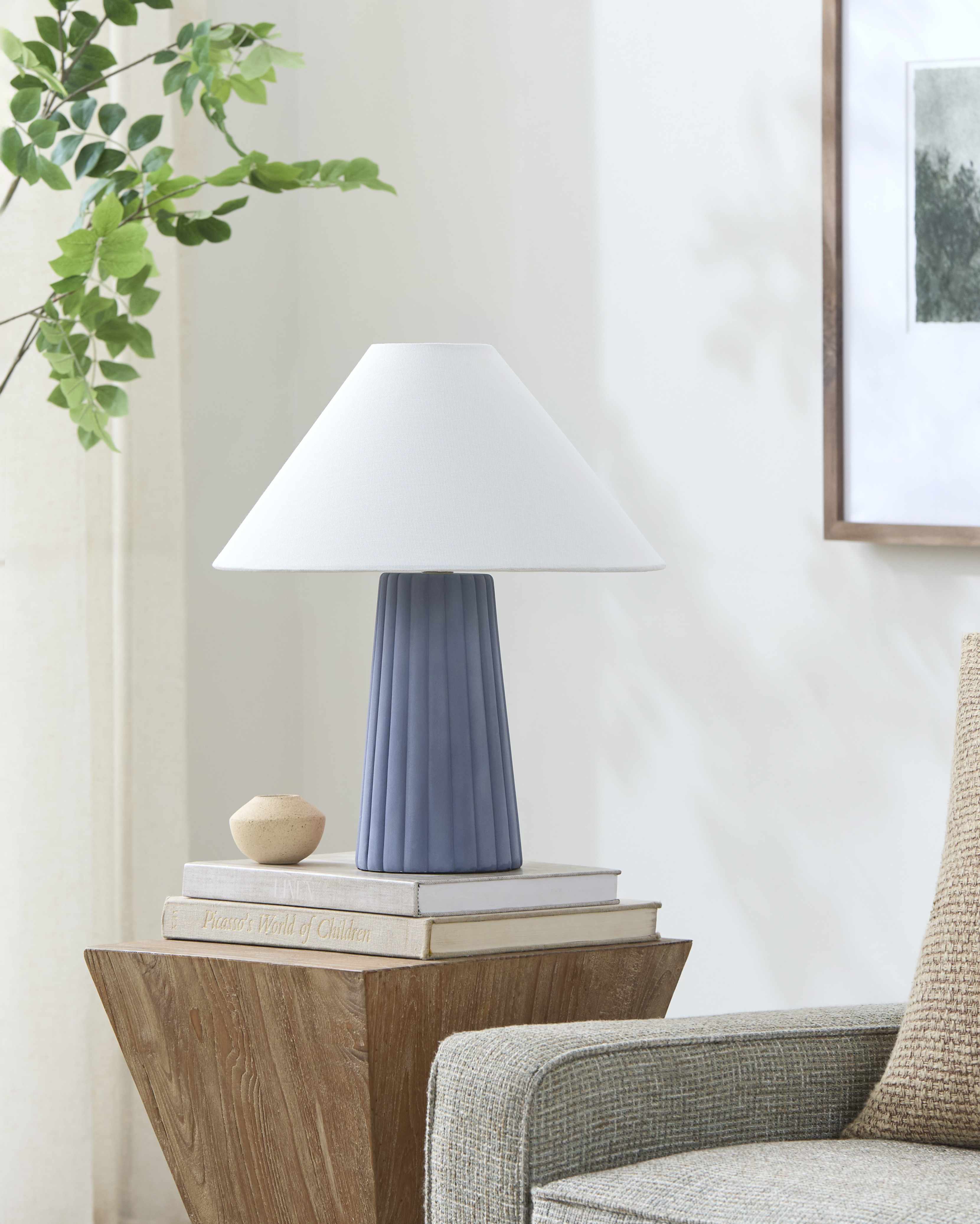 Alfonsine Blue Table Lamp-4