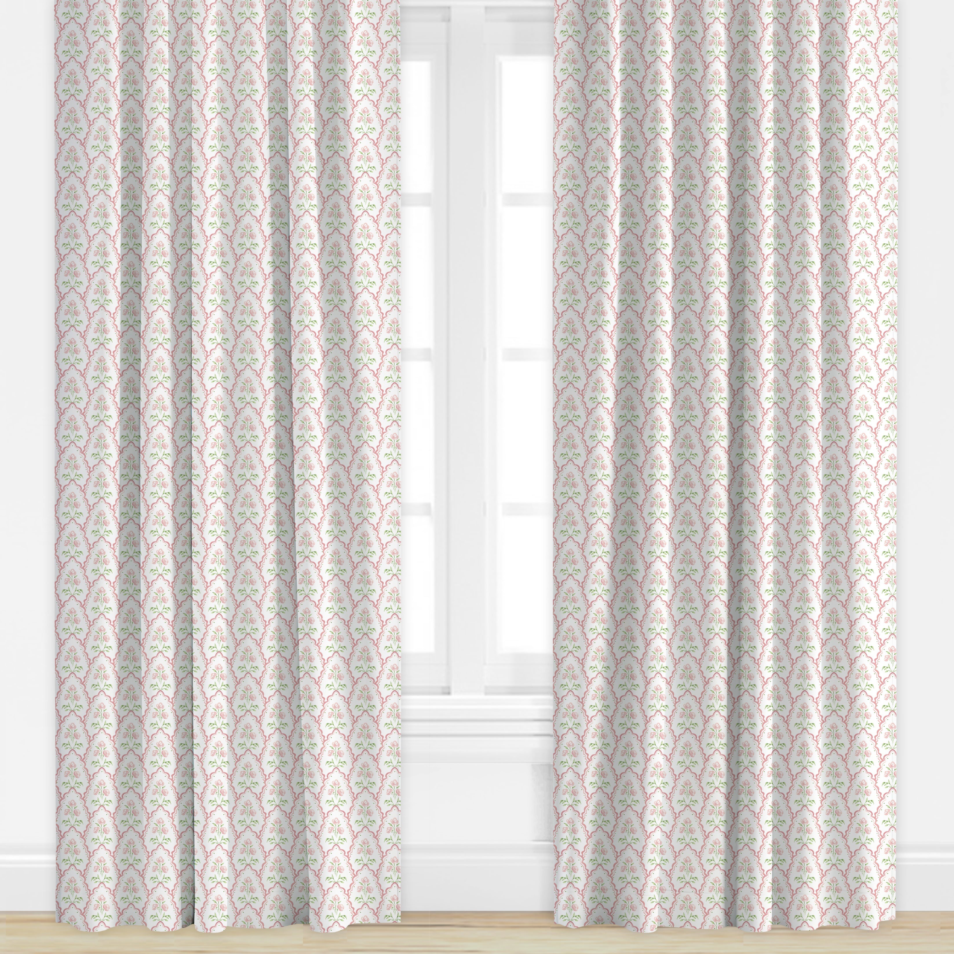 Abby in Petal Drapery Panel