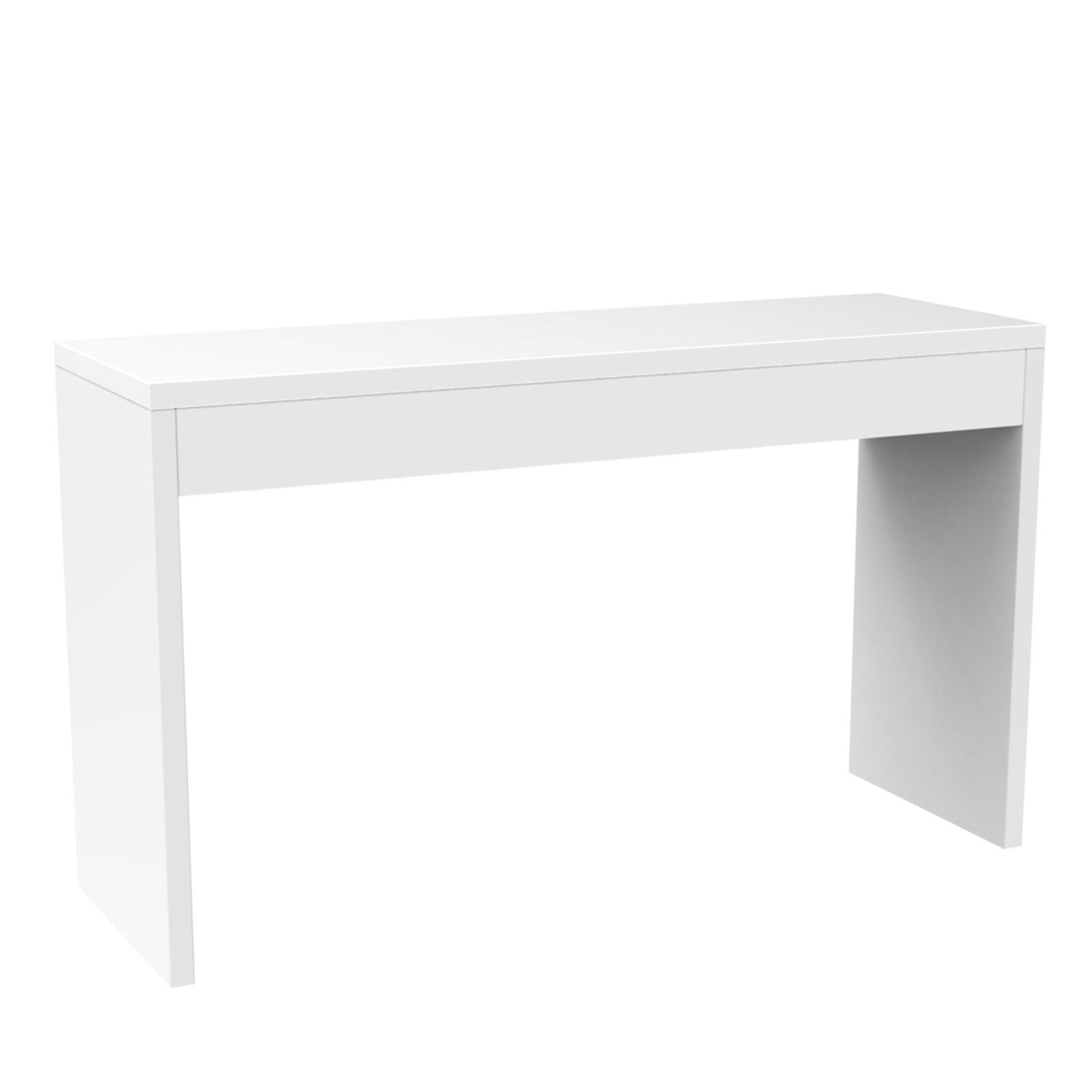 White Sofa Table Modern Entryway Living Room Console Table - PRHOMZ