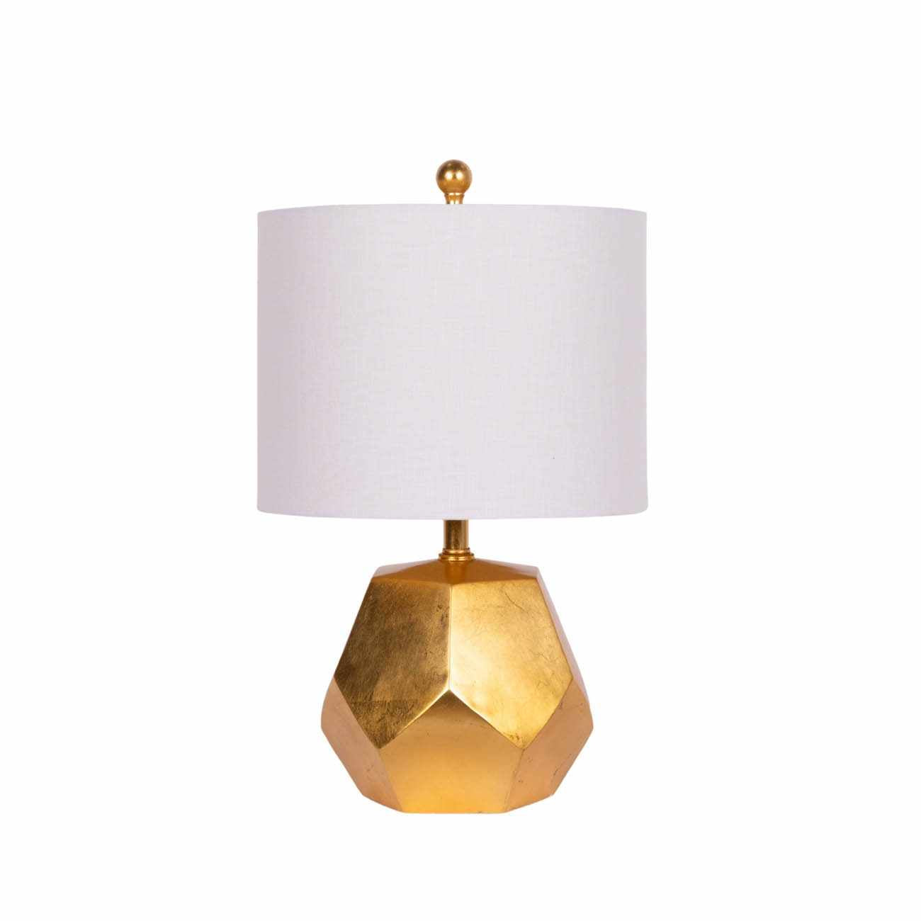 Coleford Gold Geometric Table Lamp