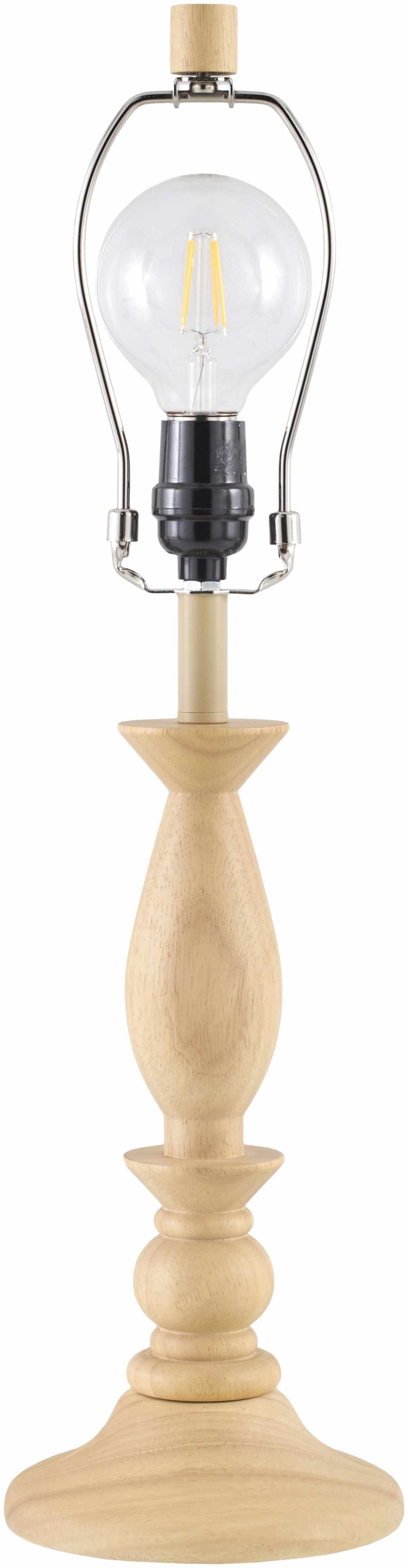 Utsunomiya Cream Wood Table Lamp - PRHOMZ