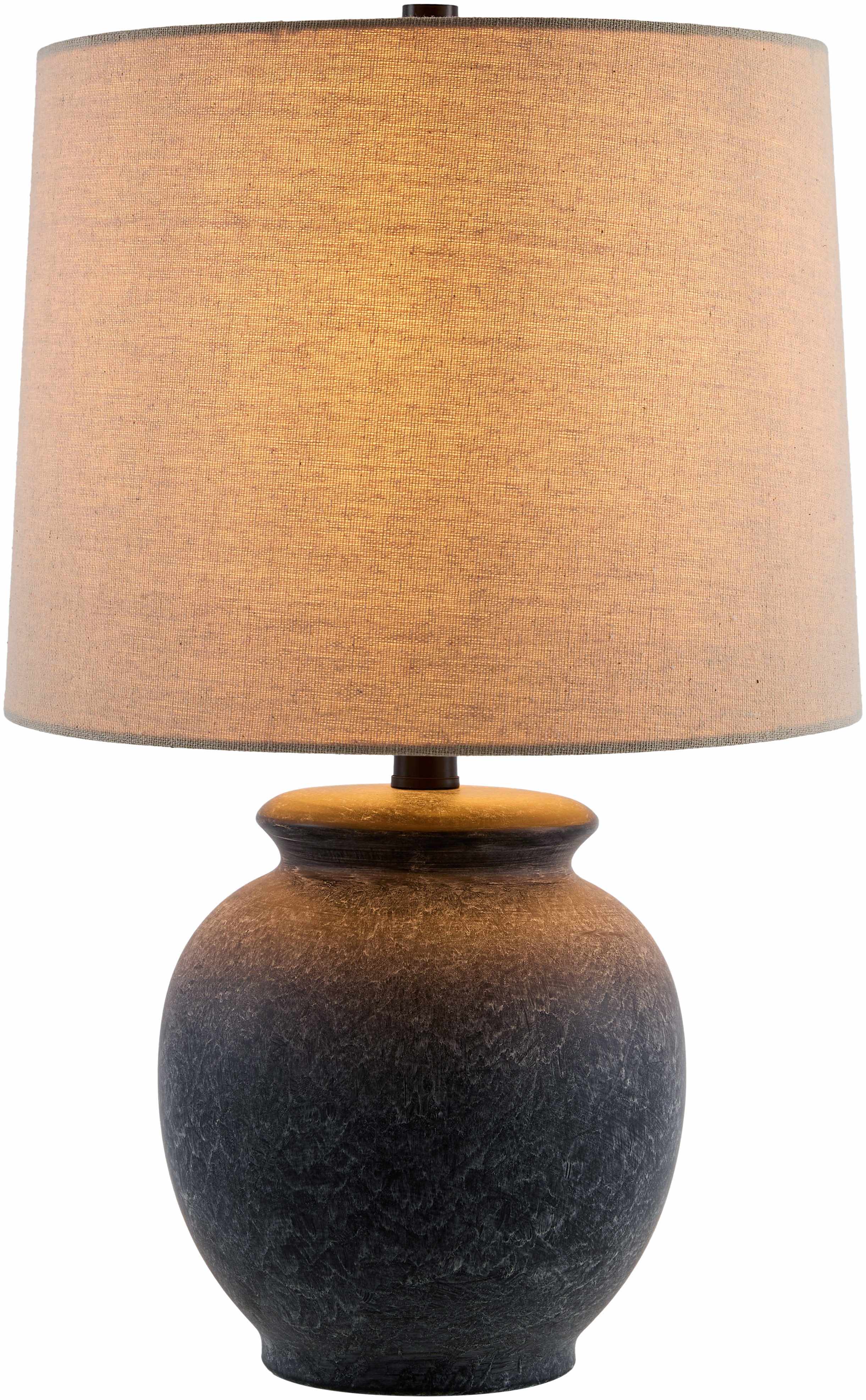 Cofrentes Traditional Gray & White Ceramic Table Lamp-5