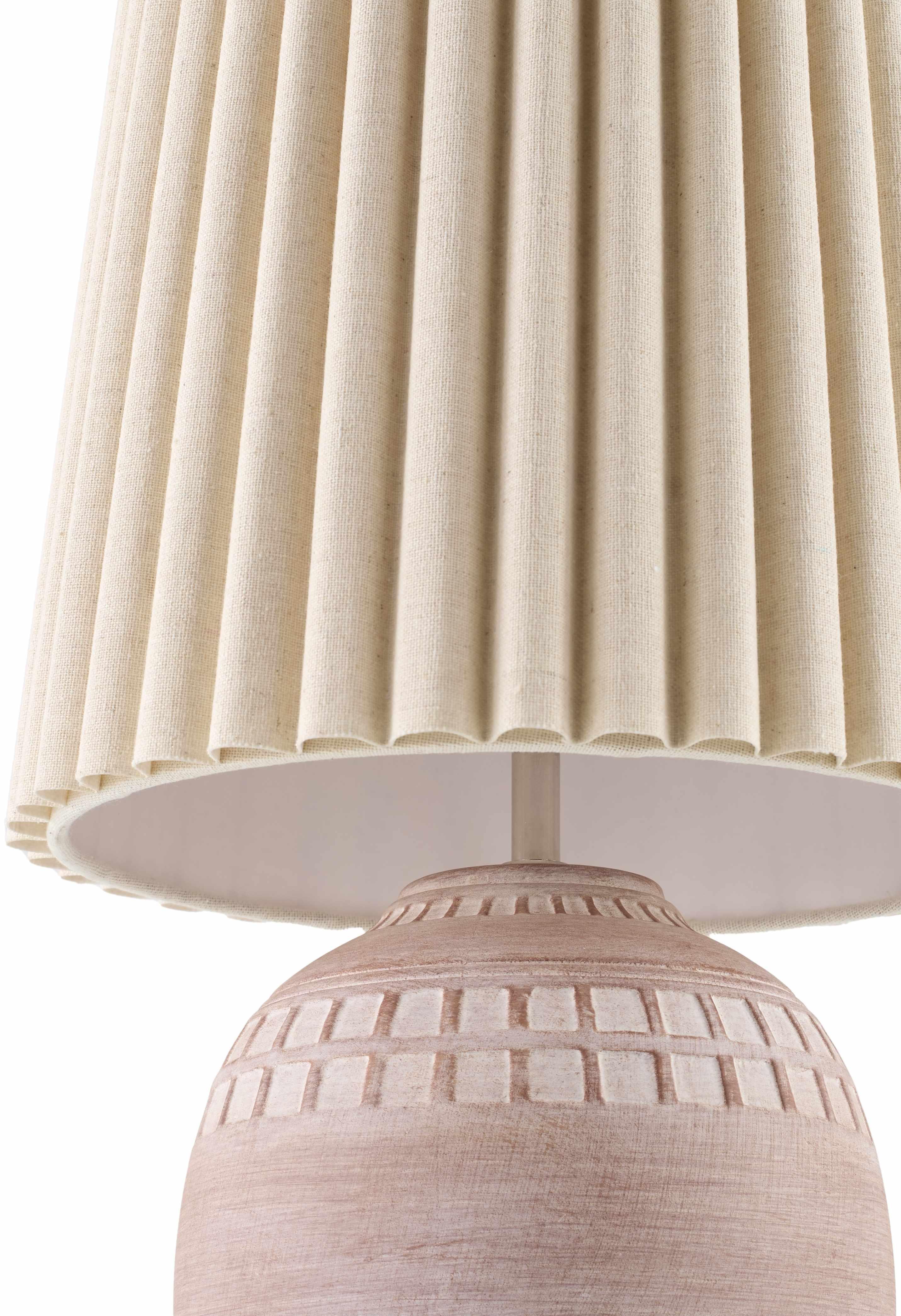 Cambuquira Chic Geometric Patterned Table Lamp - PRHOMZ