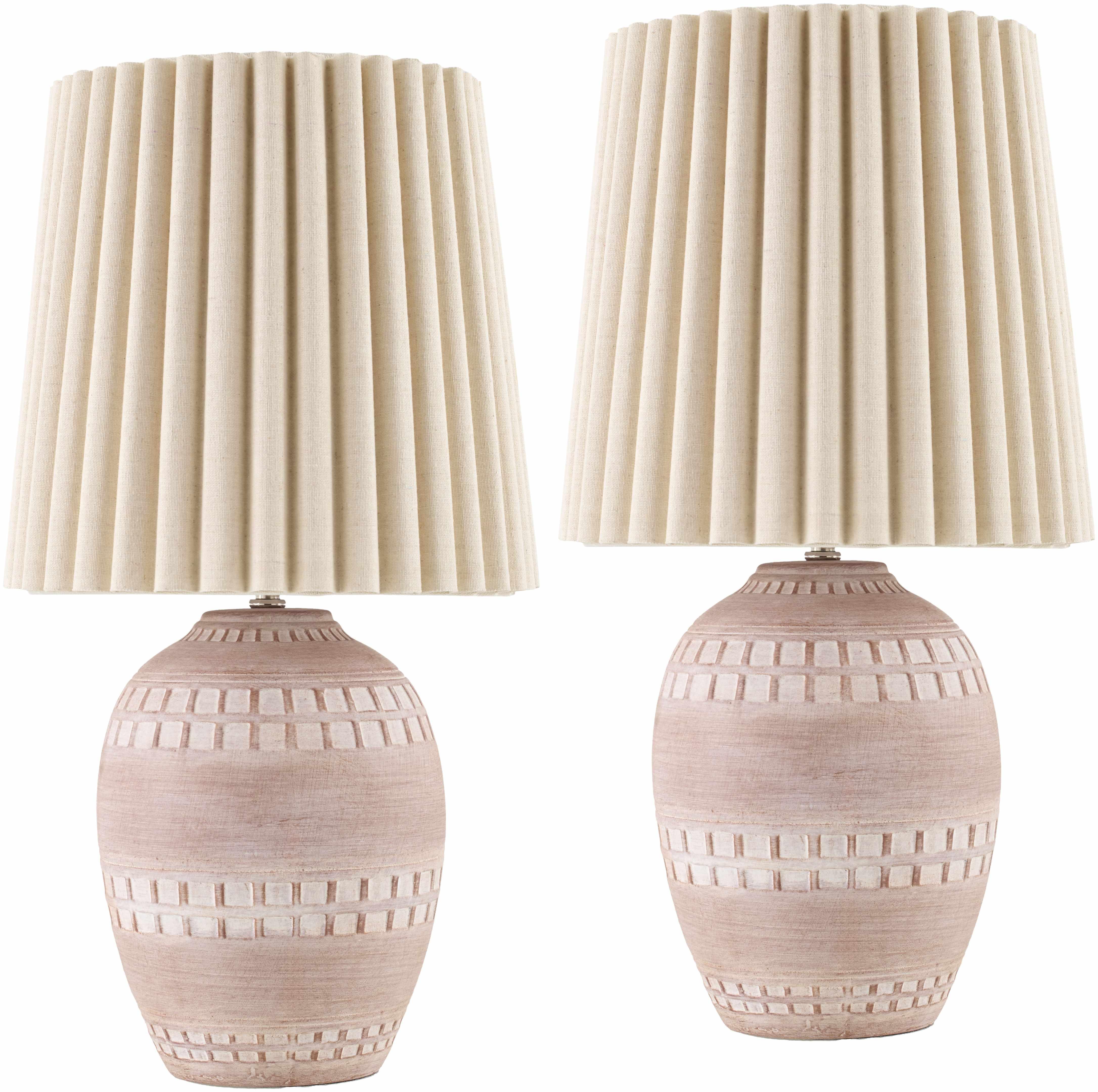 Cambuquira Chic Geometric Patterned Table Lamp - PRHOMZ