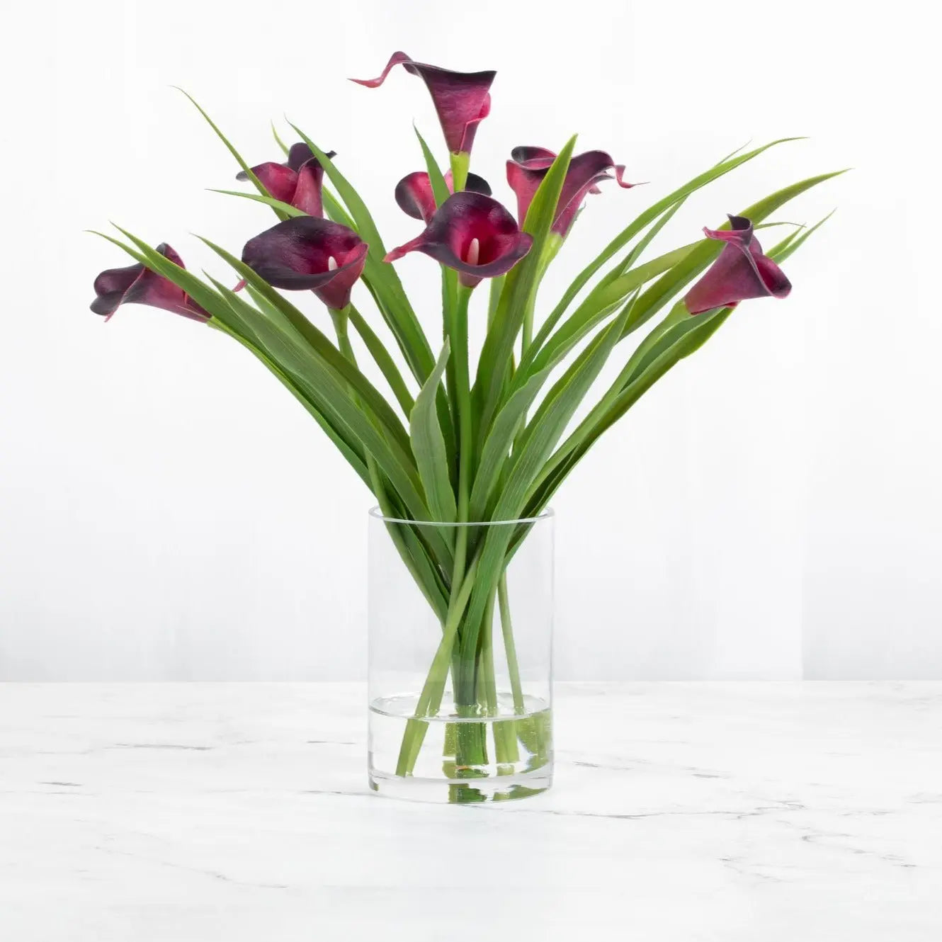 Calla Lilies Silk Flower Arrangement-0