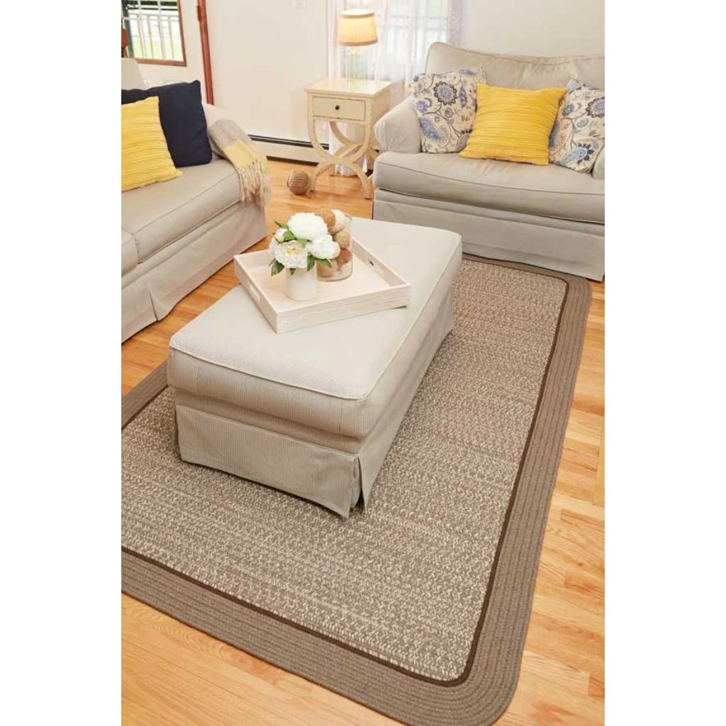 Casual Comfort Braided Rectangular Reversible Area Rugs